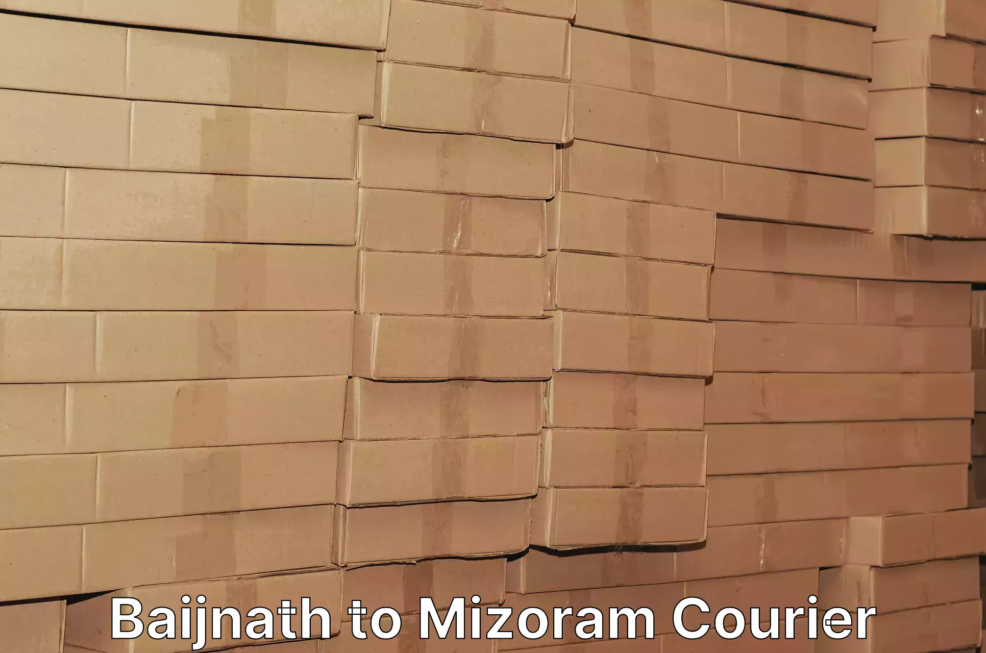 Large package courier Baijnath to Mizoram