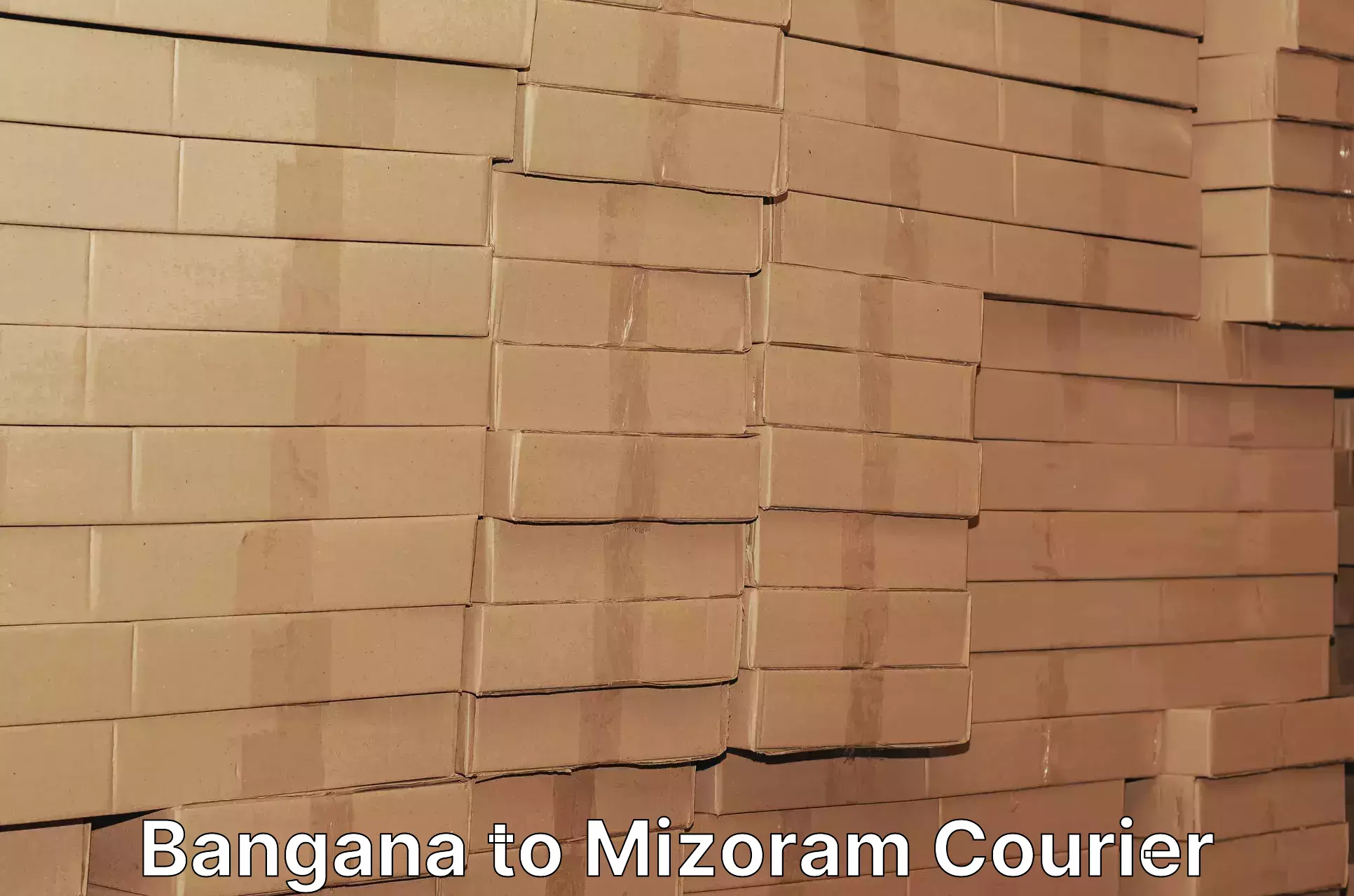 Wholesale parcel delivery Bangana to Thenzawl