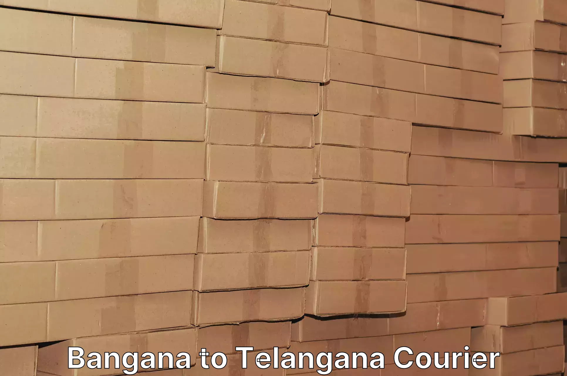 Reliable courier services Bangana to Achampet
