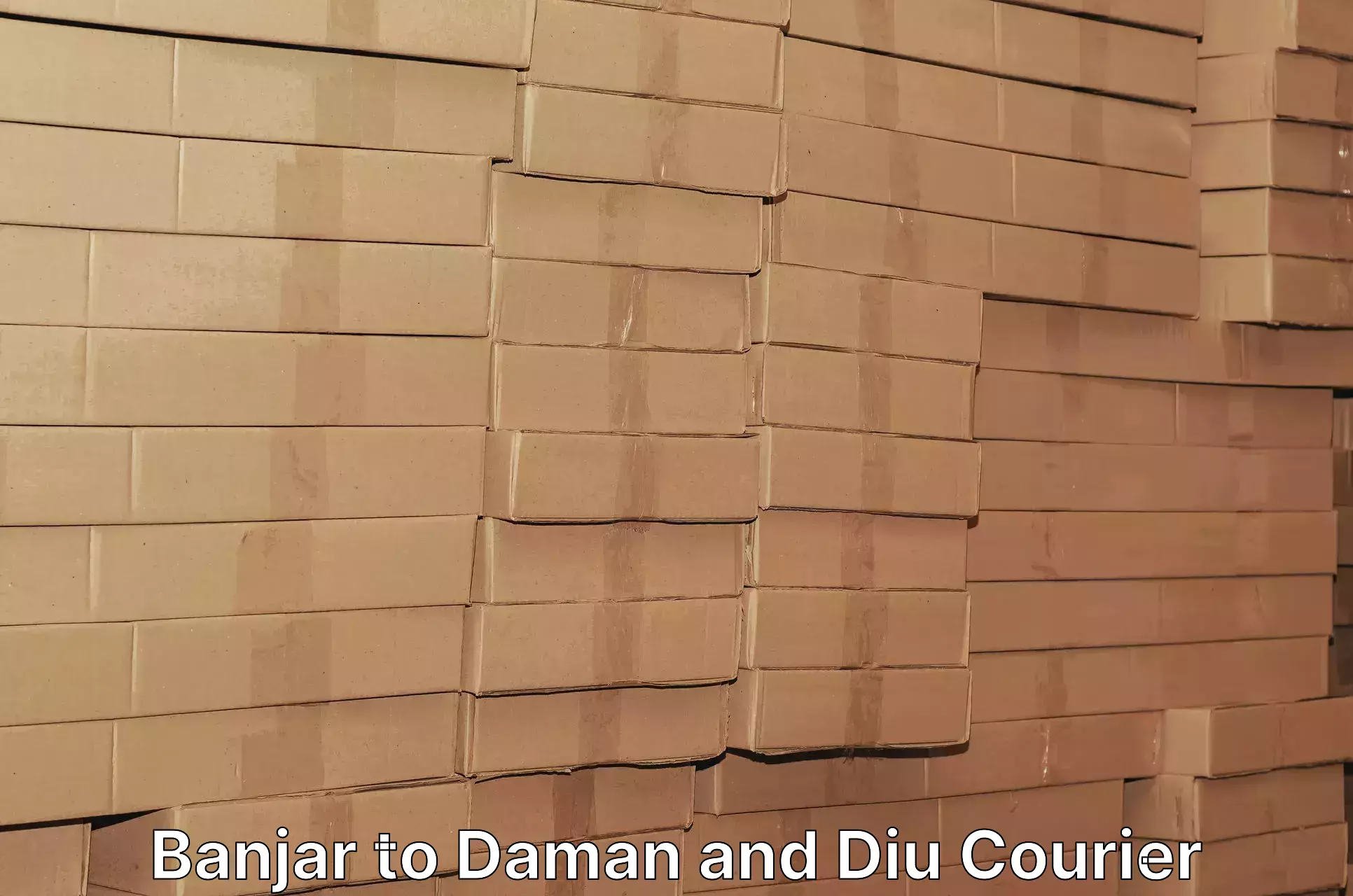 Fastest parcel delivery Banjar to Diu