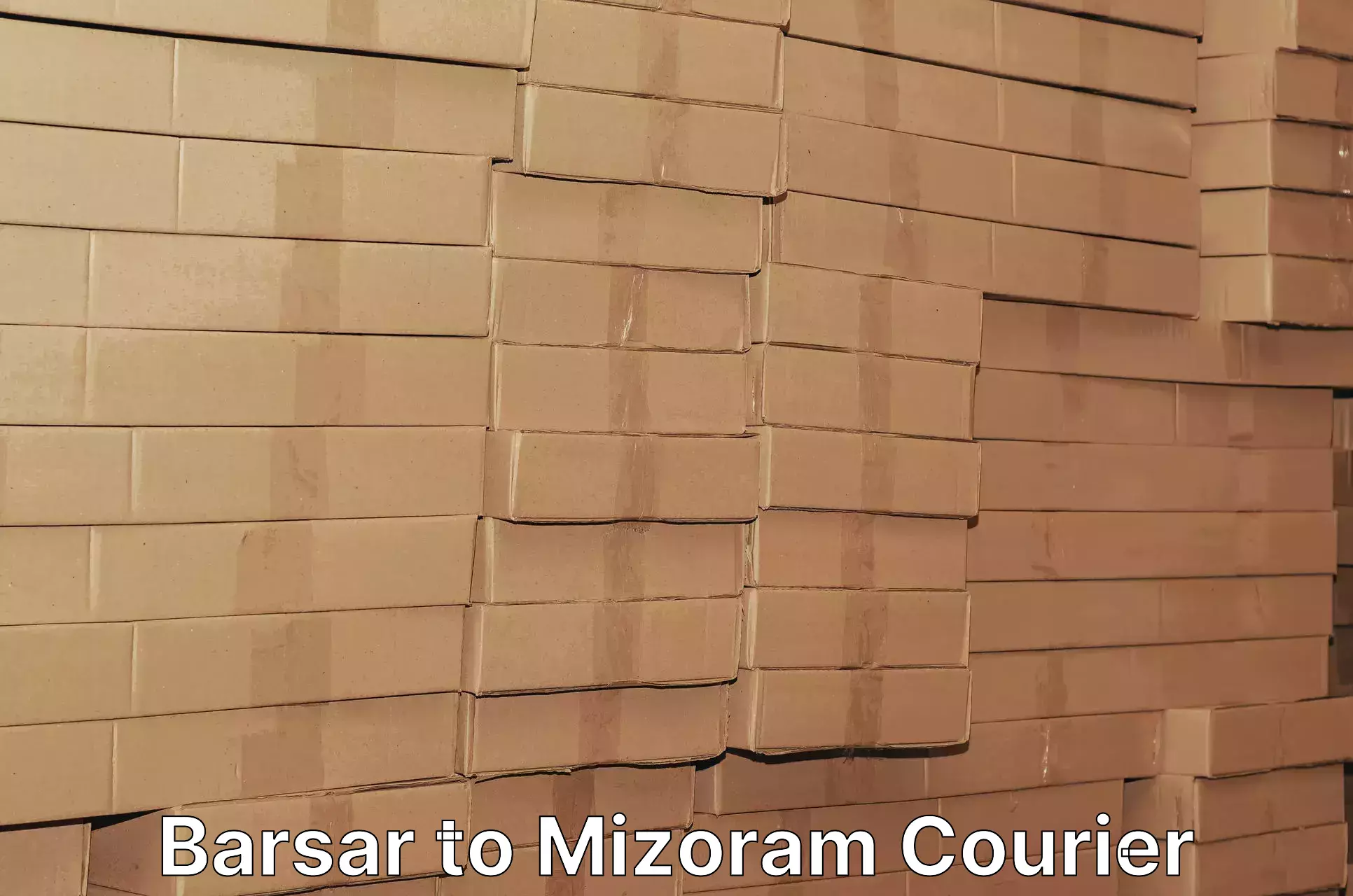 Affordable parcel service Barsar to Mizoram
