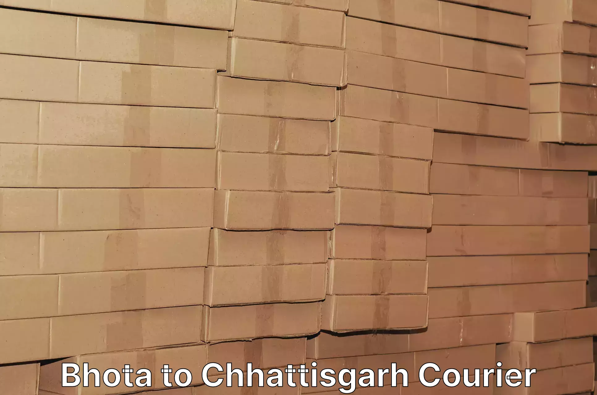 State-of-the-art courier technology Bhota to Mandhar