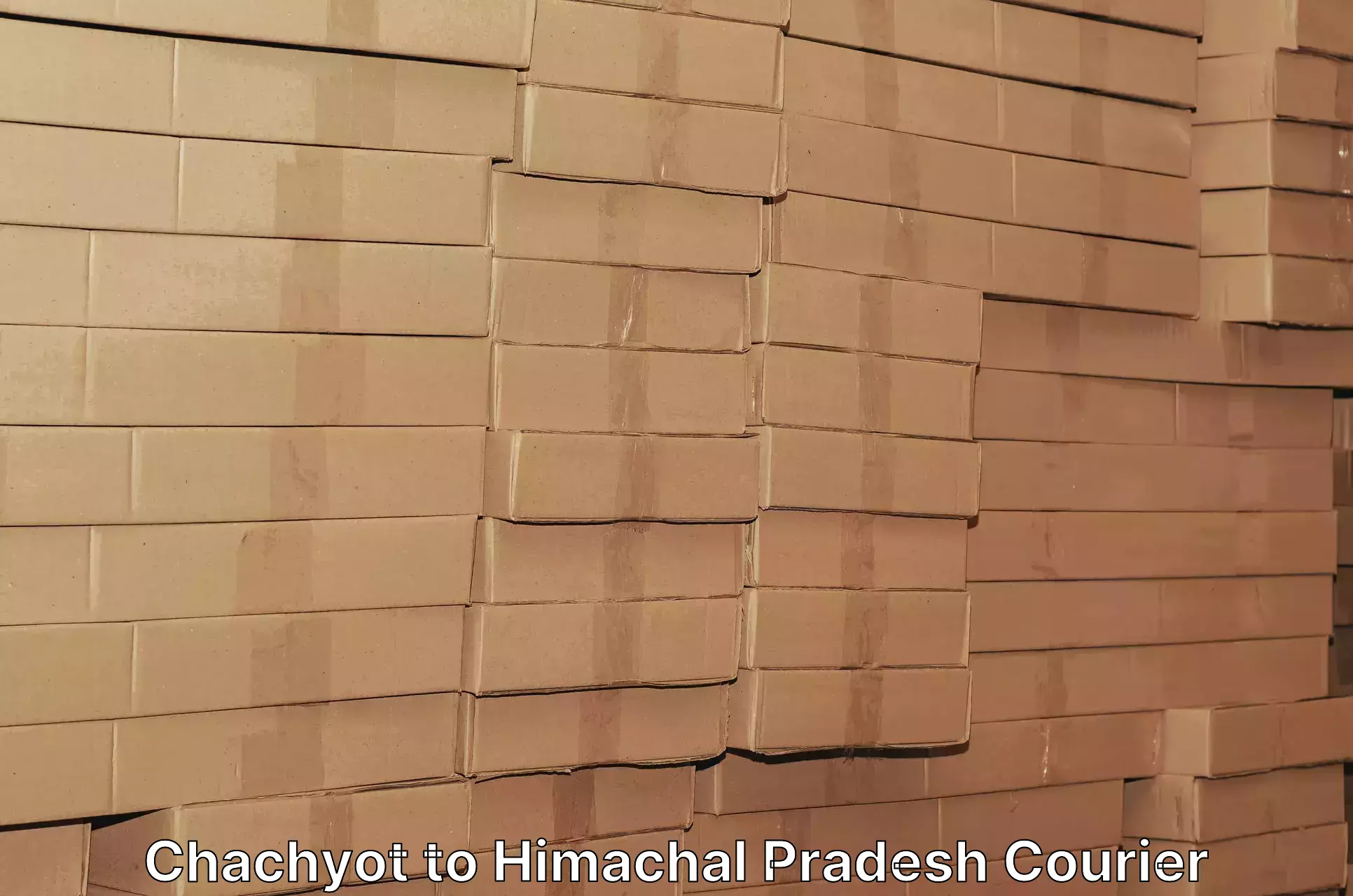 Dynamic parcel delivery in Chachyot to Kullu