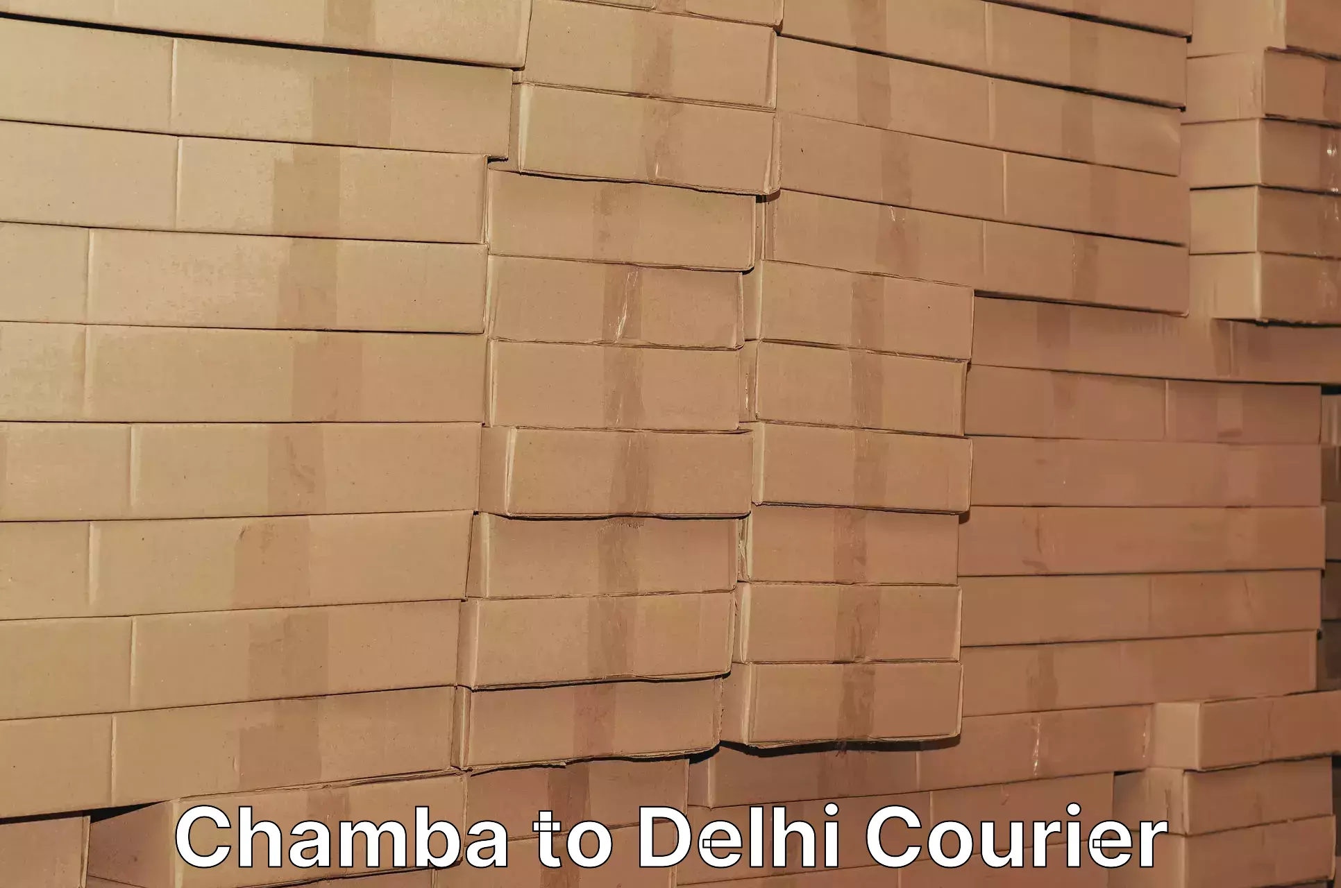 Affordable shipping rates Chamba to Jawaharlal Nehru University New Delhi
