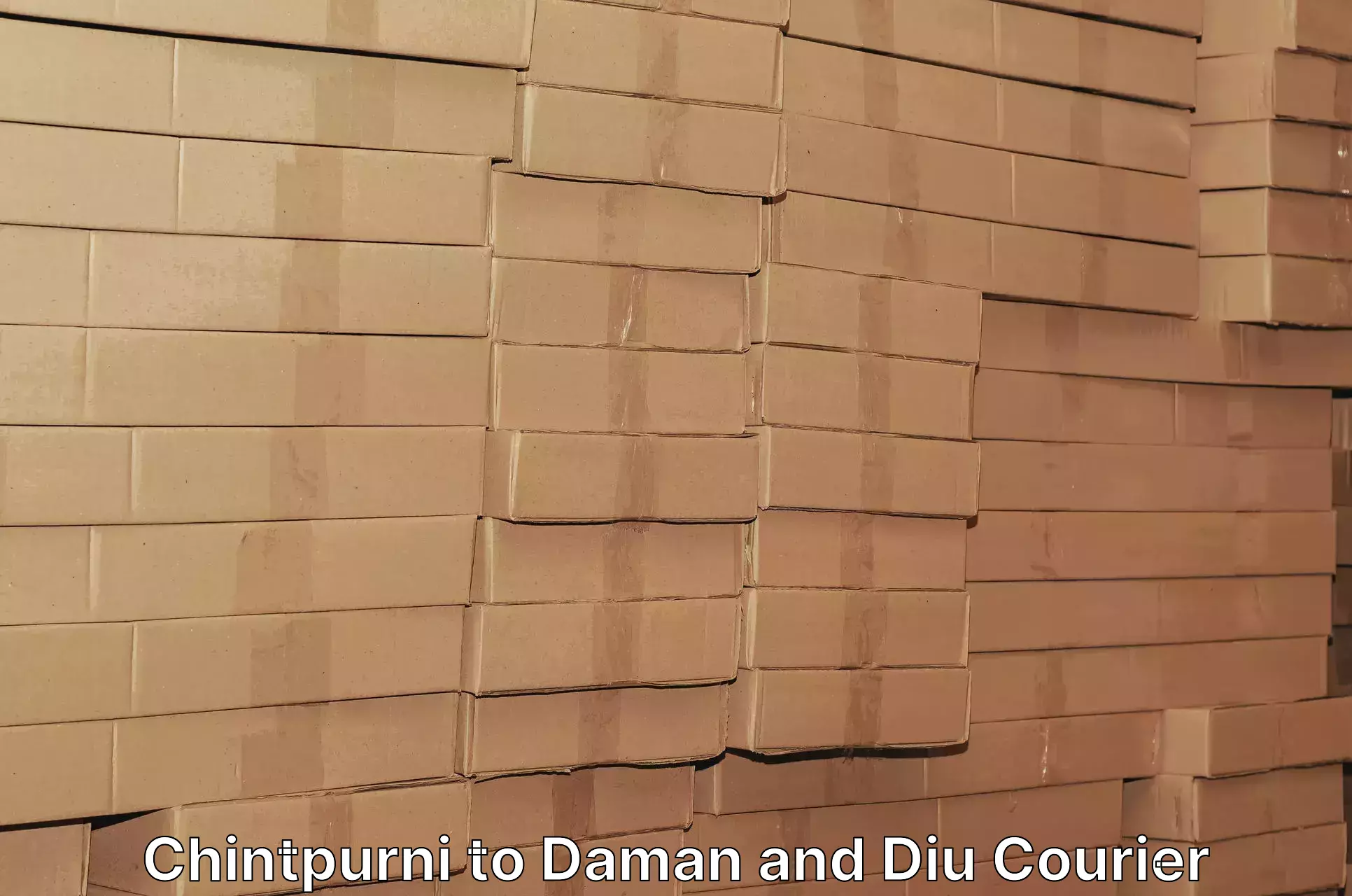 Postal and courier services Chintpurni to Daman