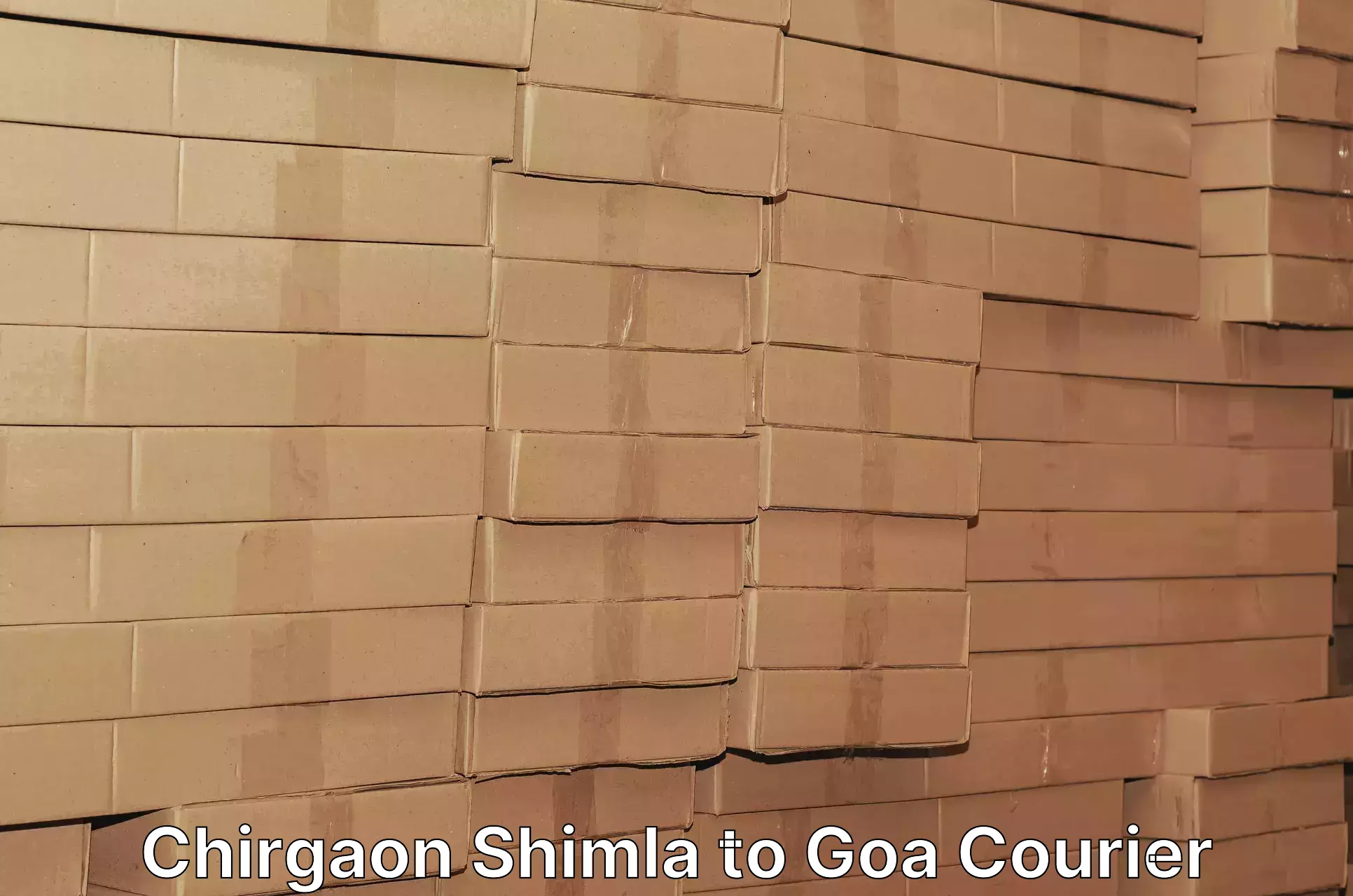 Courier rate comparison Chirgaon Shimla to South Goa