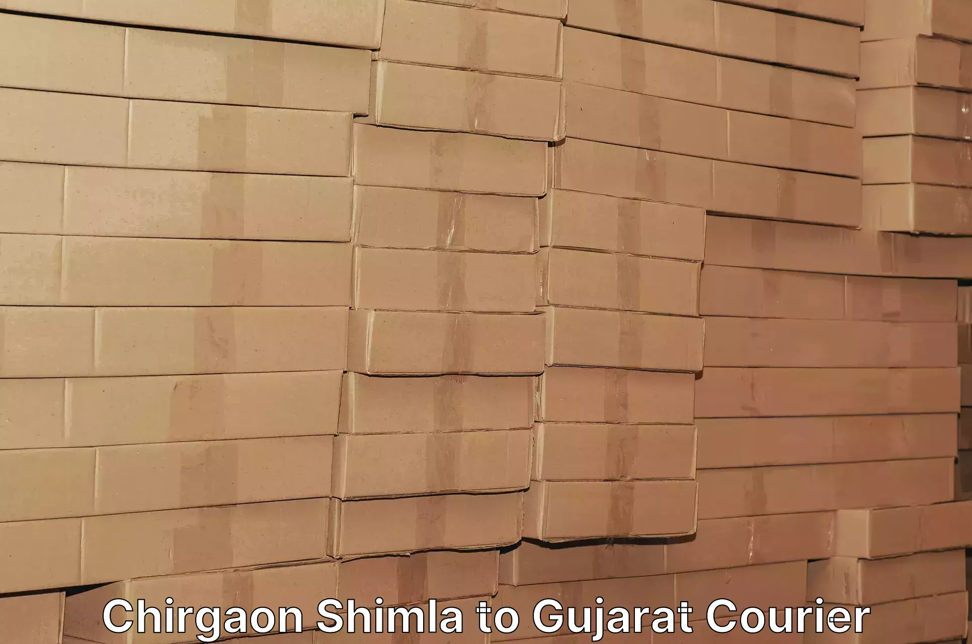 Global parcel delivery Chirgaon Shimla to Gujarat
