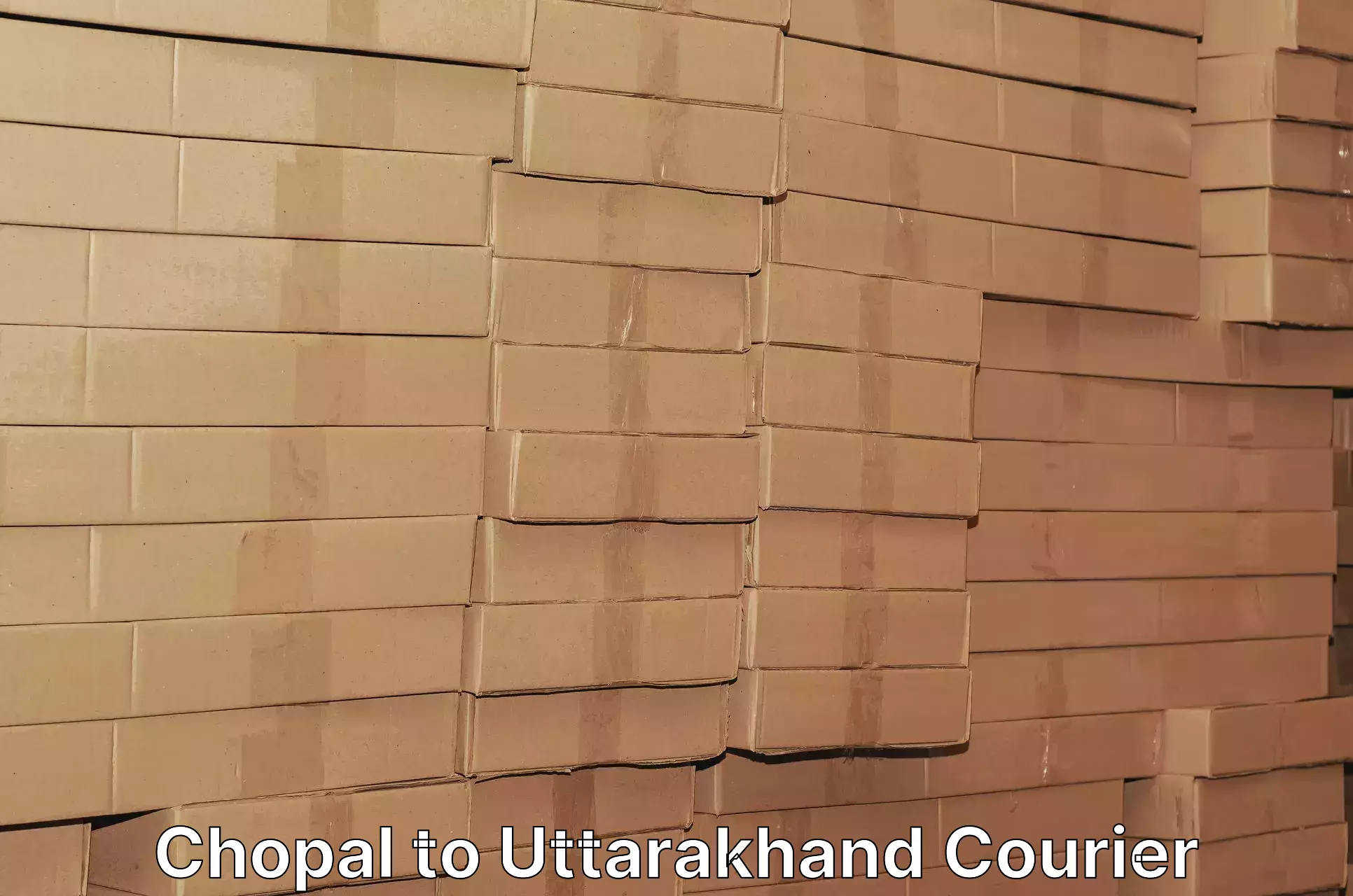 High-speed parcel service Chopal to Bhimtal