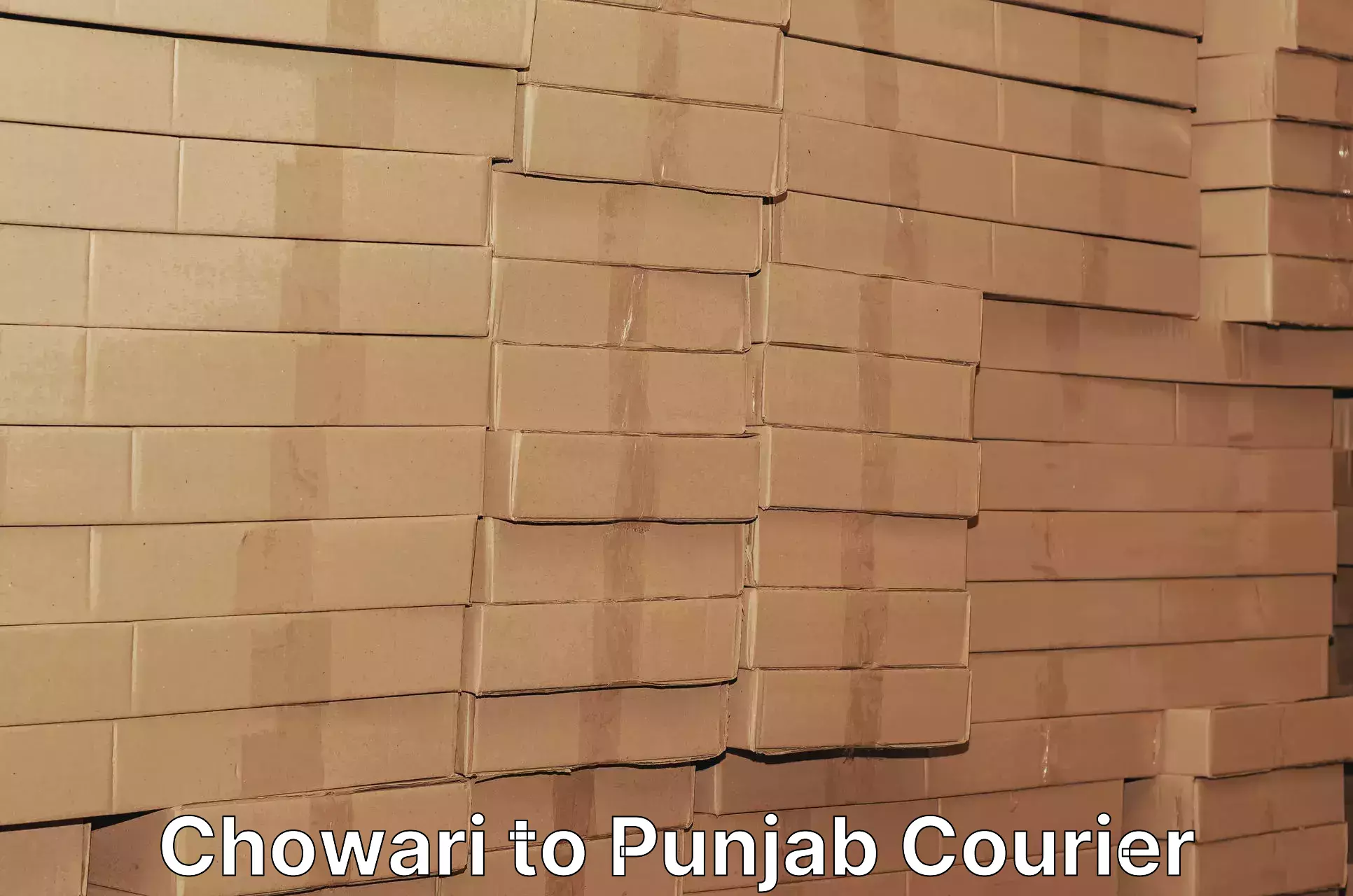 Premium courier solutions Chowari to Punjab