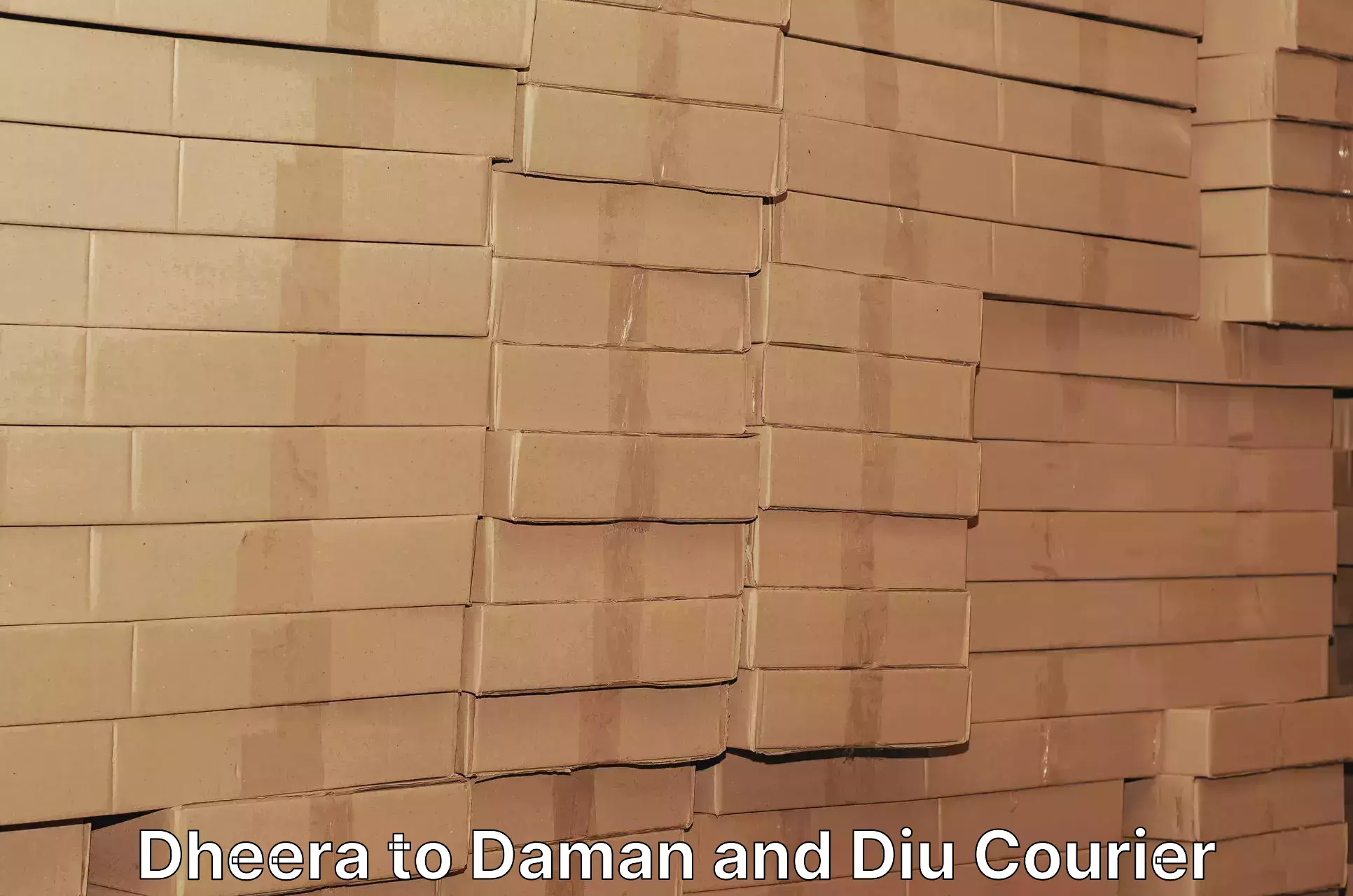 Courier service booking in Dheera to Daman and Diu
