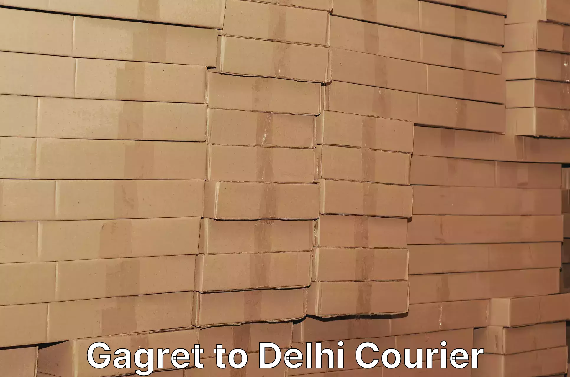 Affordable parcel rates Gagret to East Delhi
