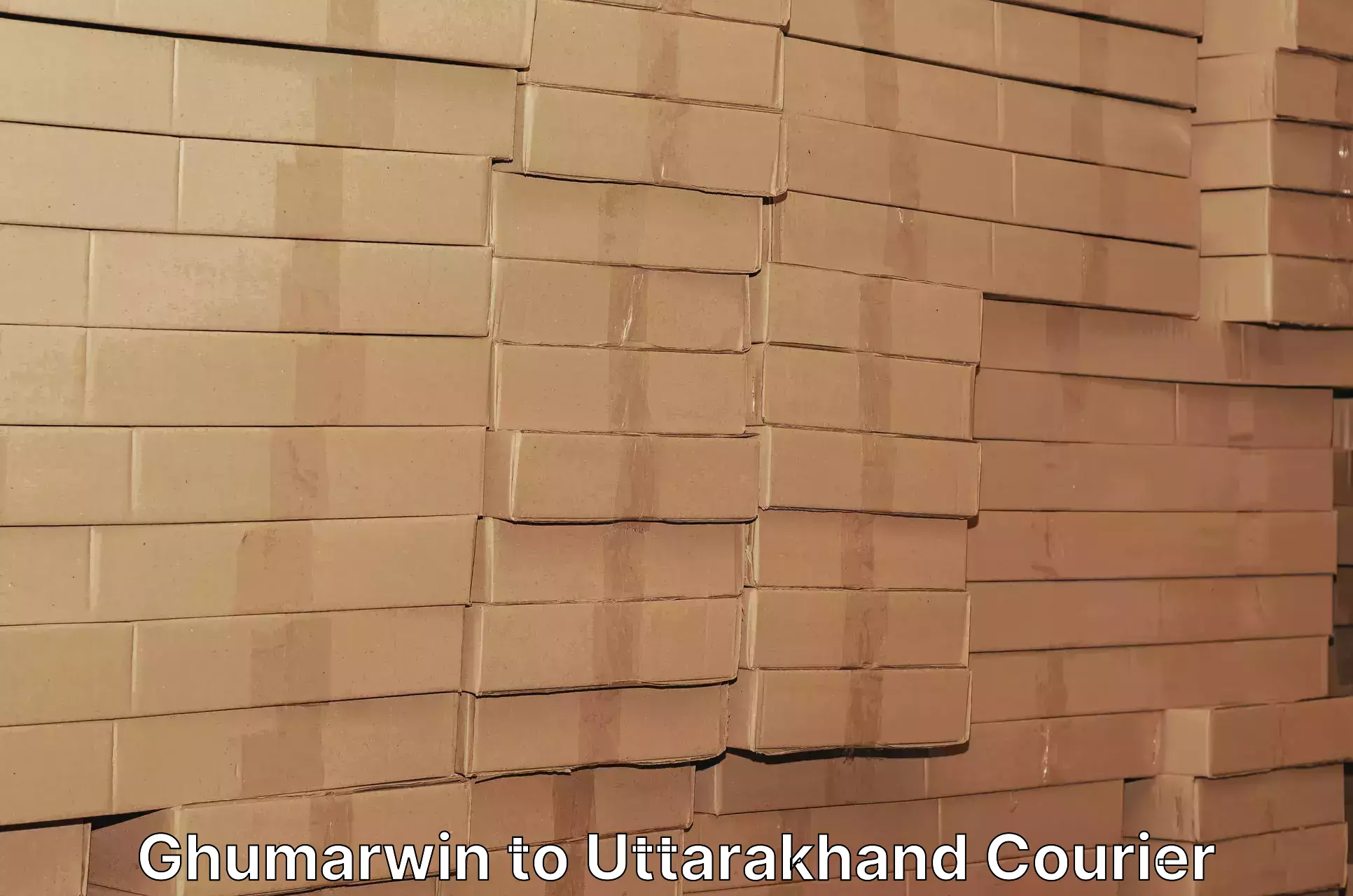 Courier dispatch services Ghumarwin to Nainital