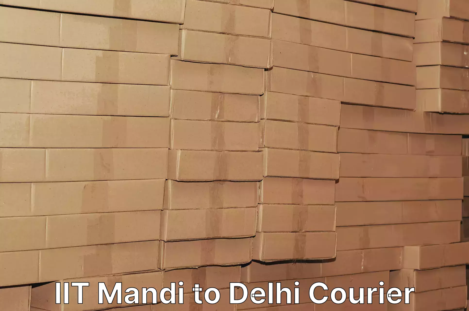 Efficient courier operations in IIT Mandi to IIT Delhi