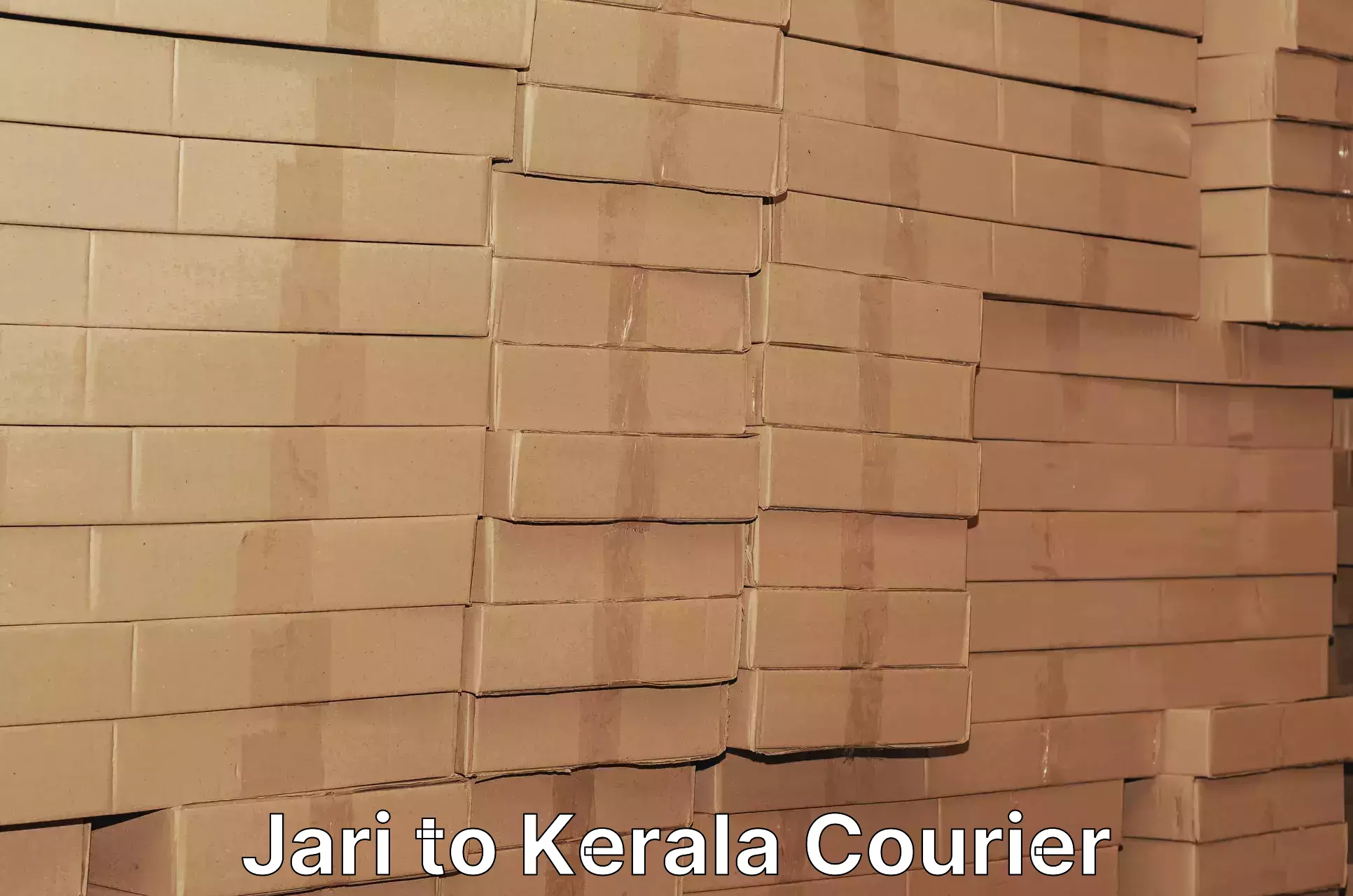 Efficient cargo services Jari to Tiruvalla