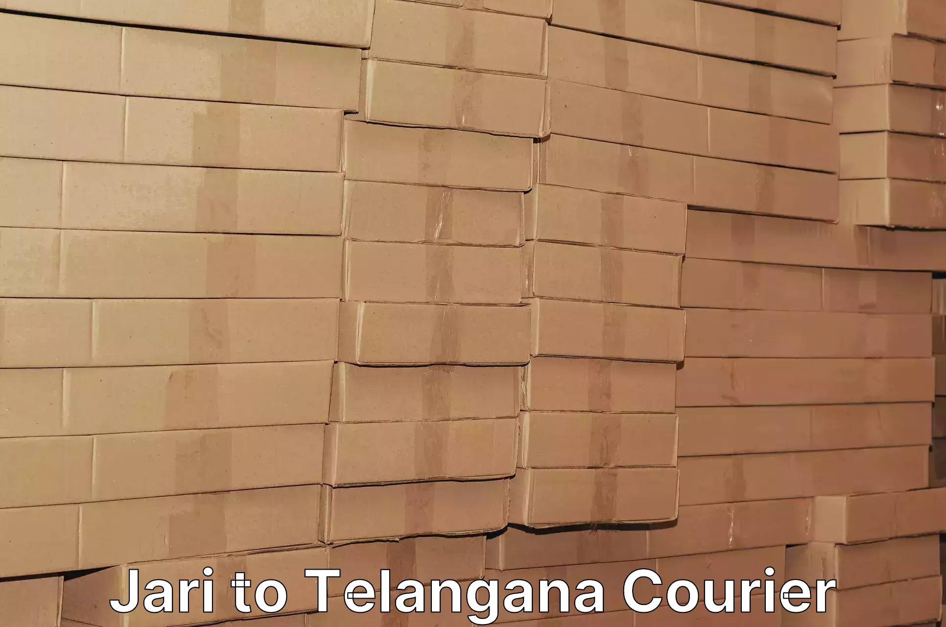 Door-to-door freight service Jari to Telangana