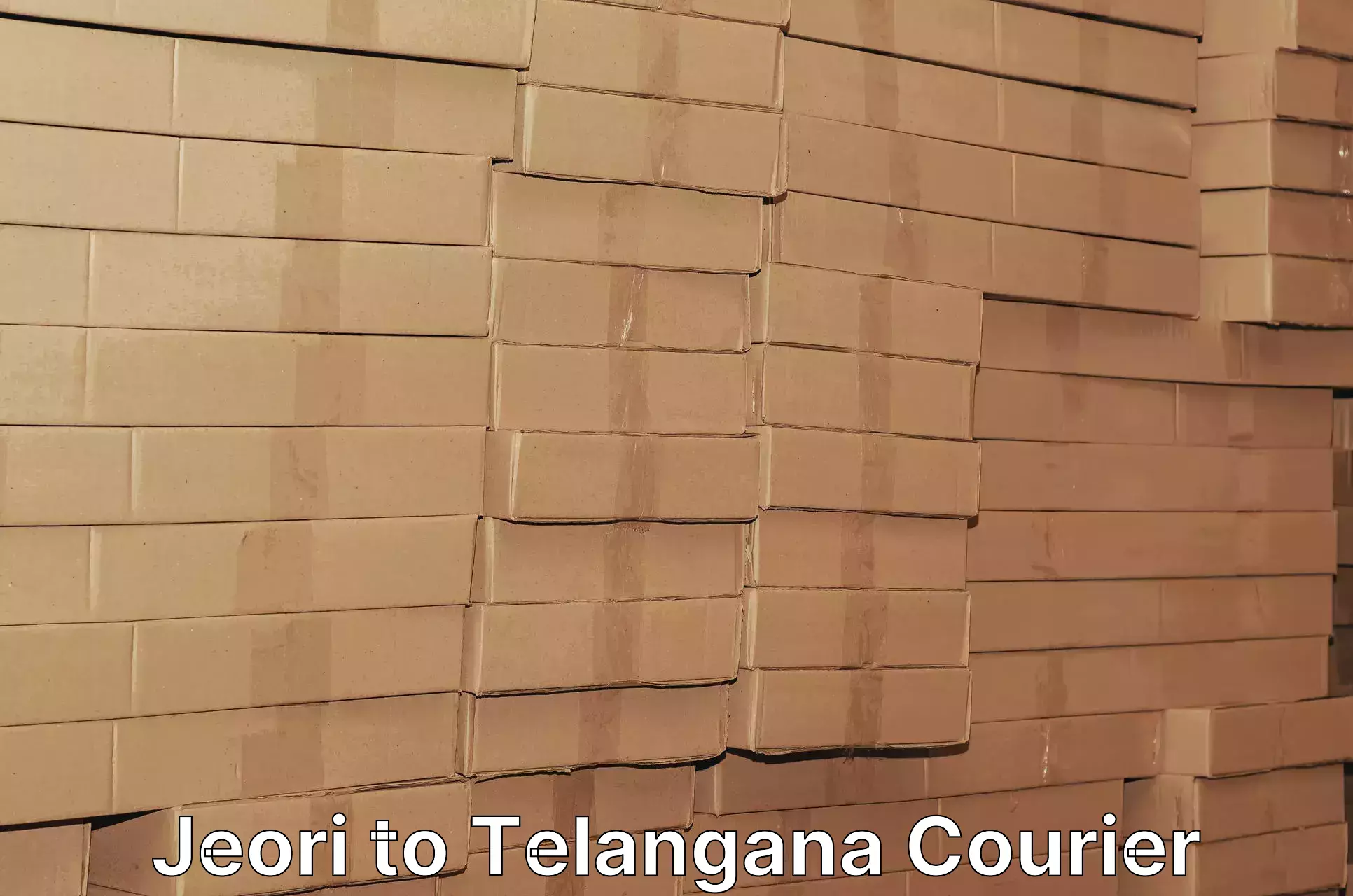 Expedited parcel delivery Jeori to Telangana
