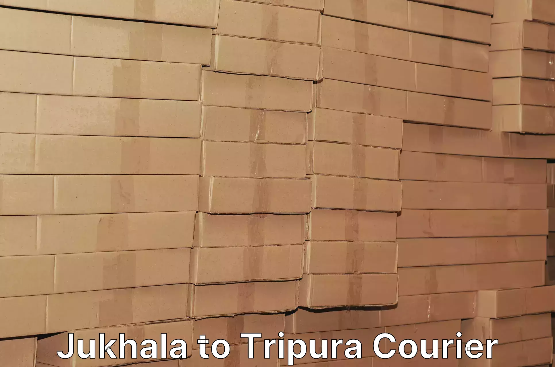 Courier service partnerships Jukhala to Udaipur Tripura