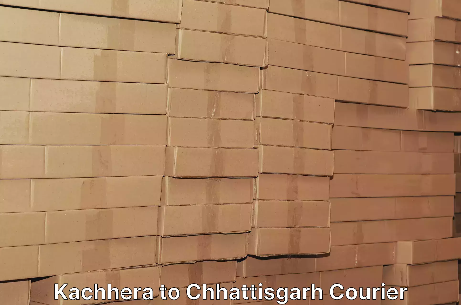Reliable courier services in Kachhera to Chhattisgarh