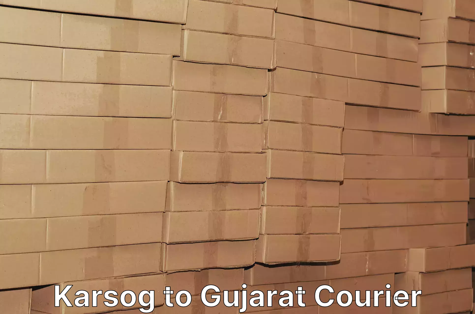 Quality courier services Karsog to Narmada Gujarat