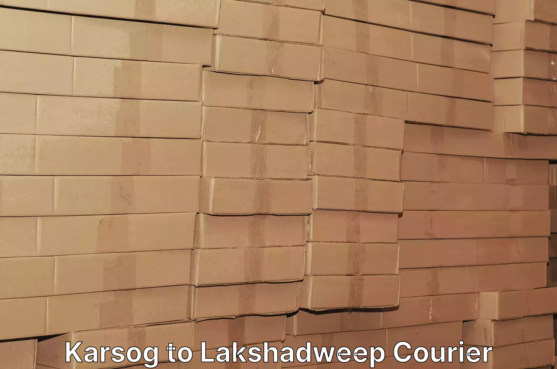 Holiday shipping services Karsog to Lakshadweep