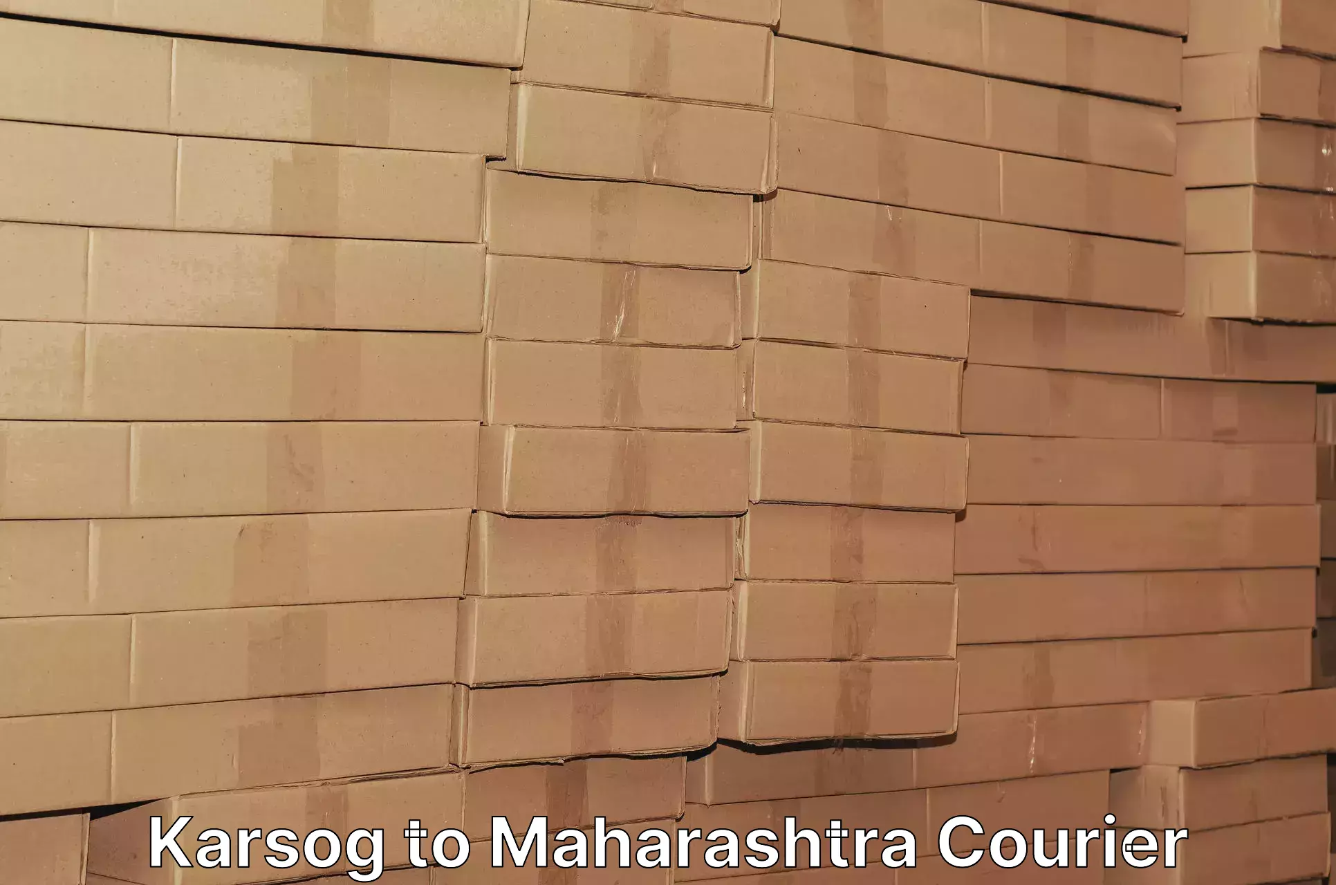 Courier insurance Karsog to Maharashtra