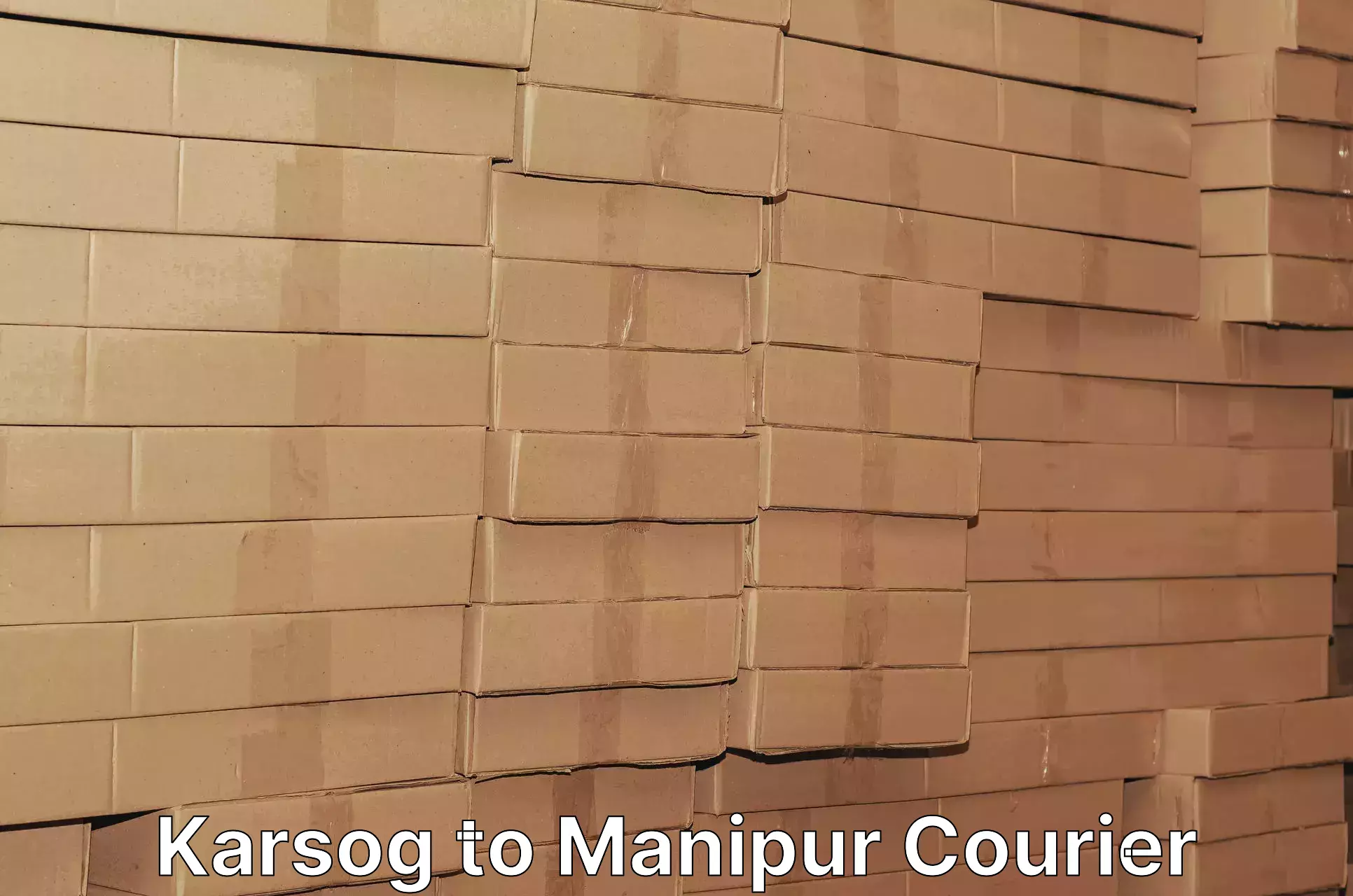 Courier rate comparison Karsog to Kangpokpi
