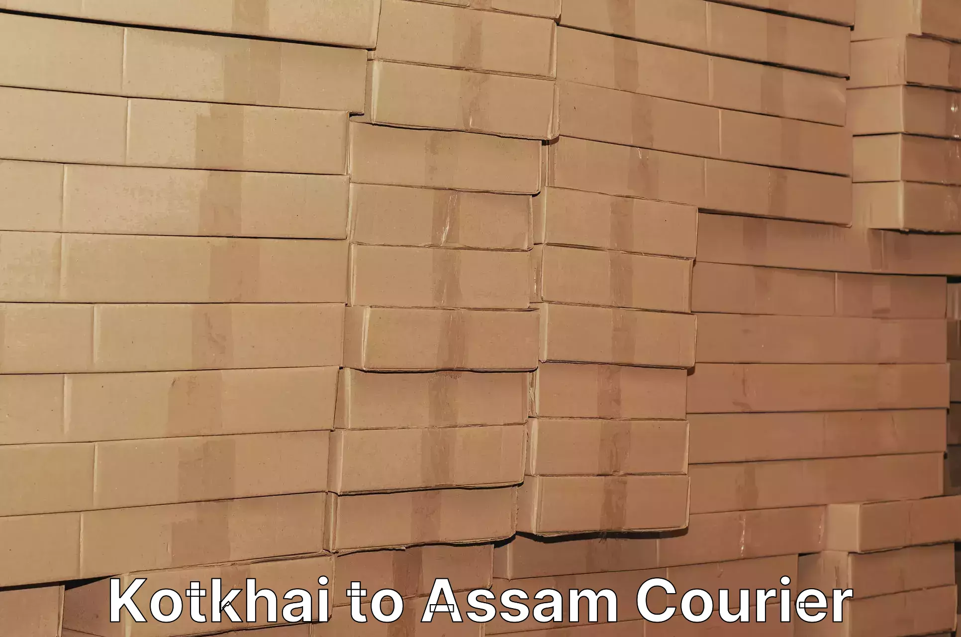 Courier service booking Kotkhai to Jorhat