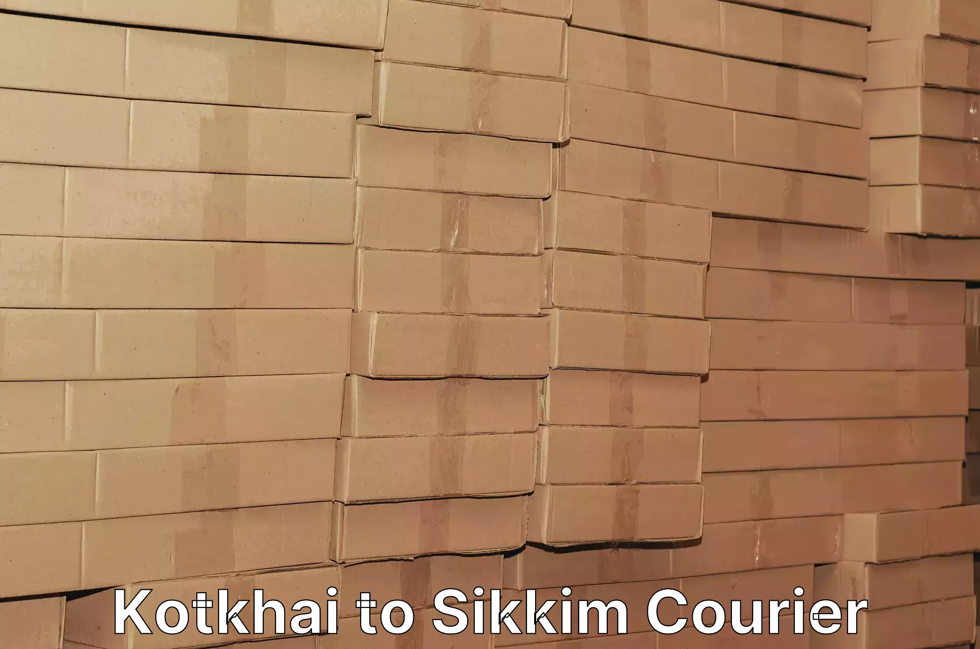 Smart parcel delivery Kotkhai to North Sikkim
