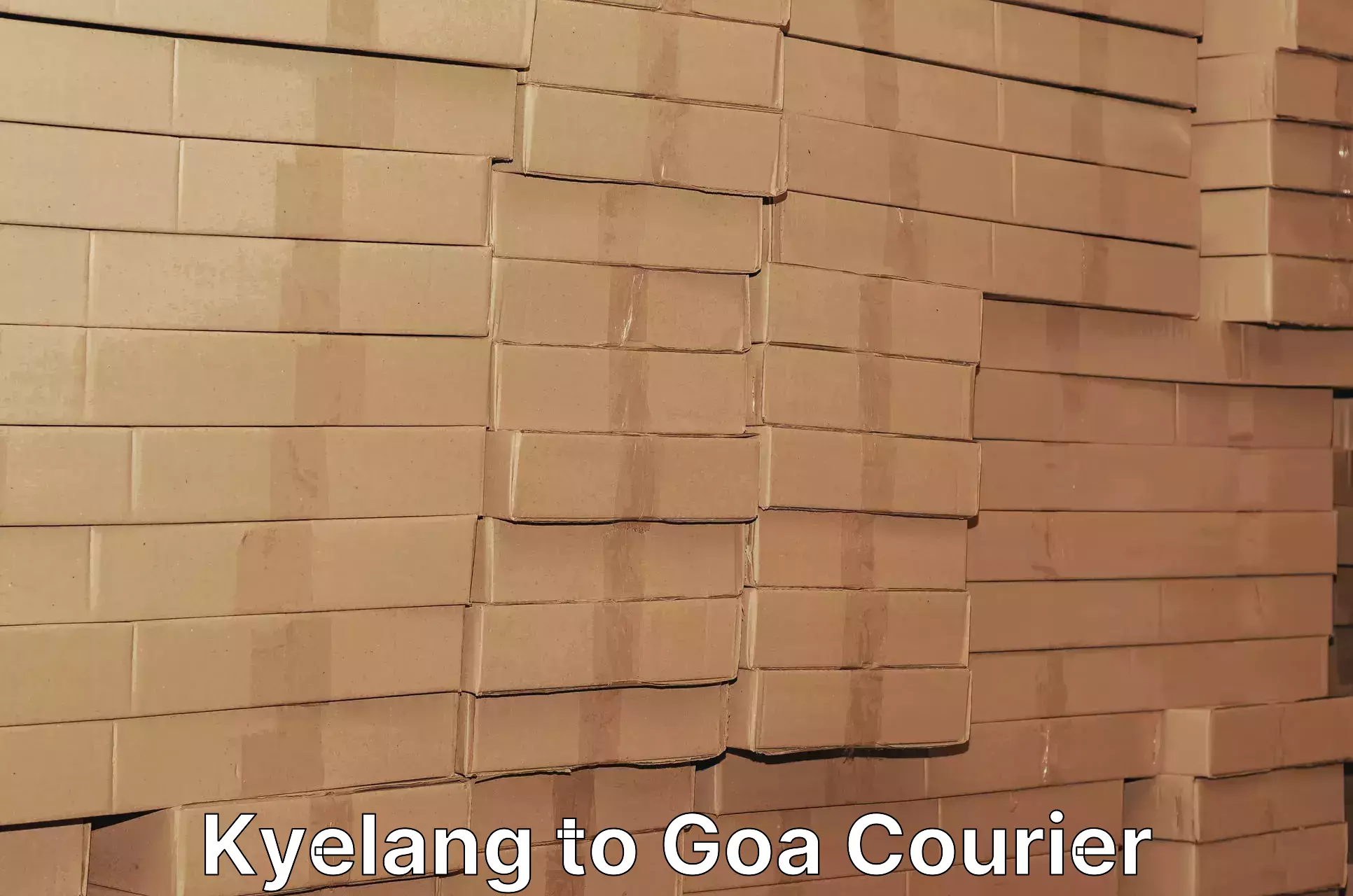 High value parcel delivery Kyelang to Goa
