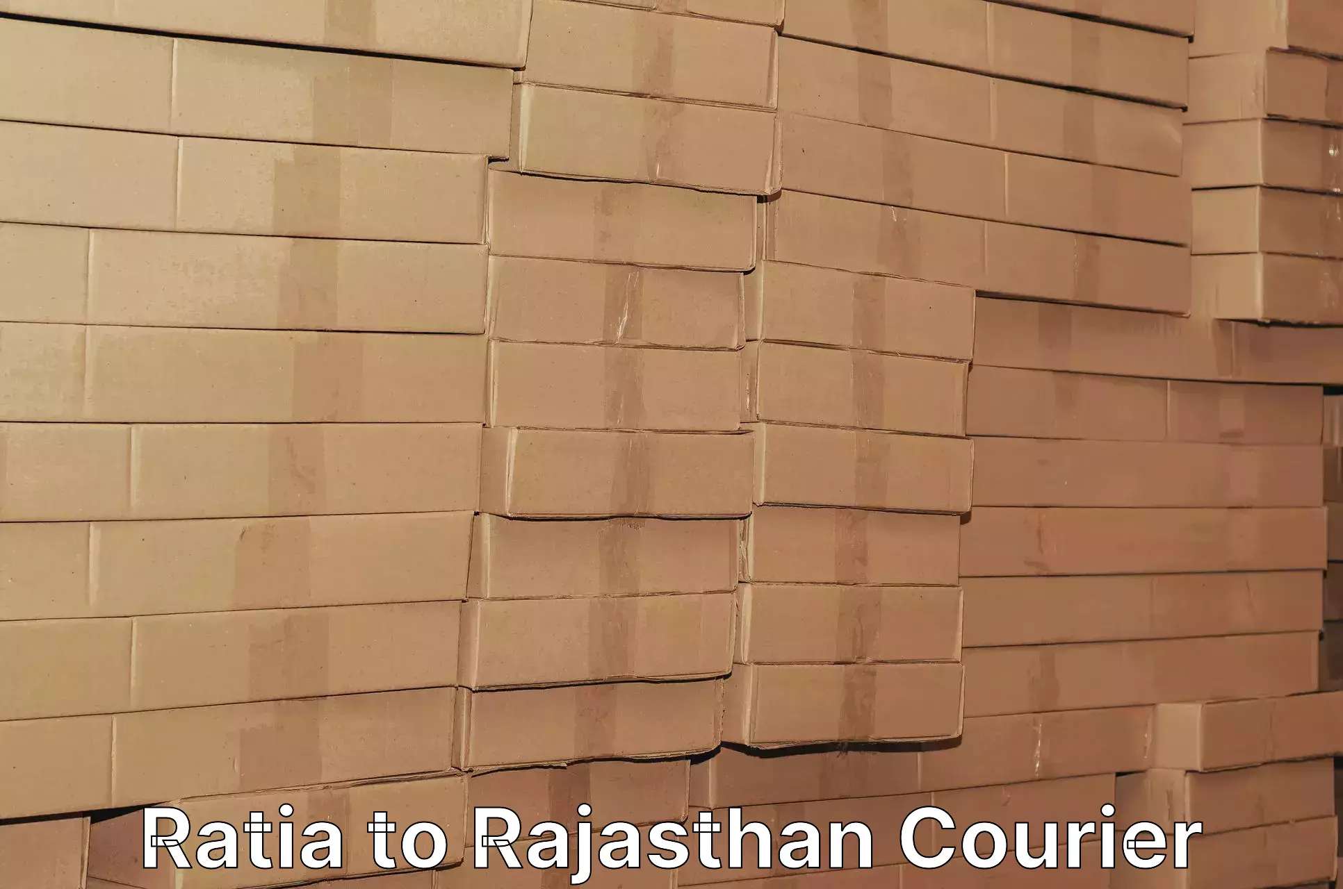 Multi-national courier services Ratia to Khanpur