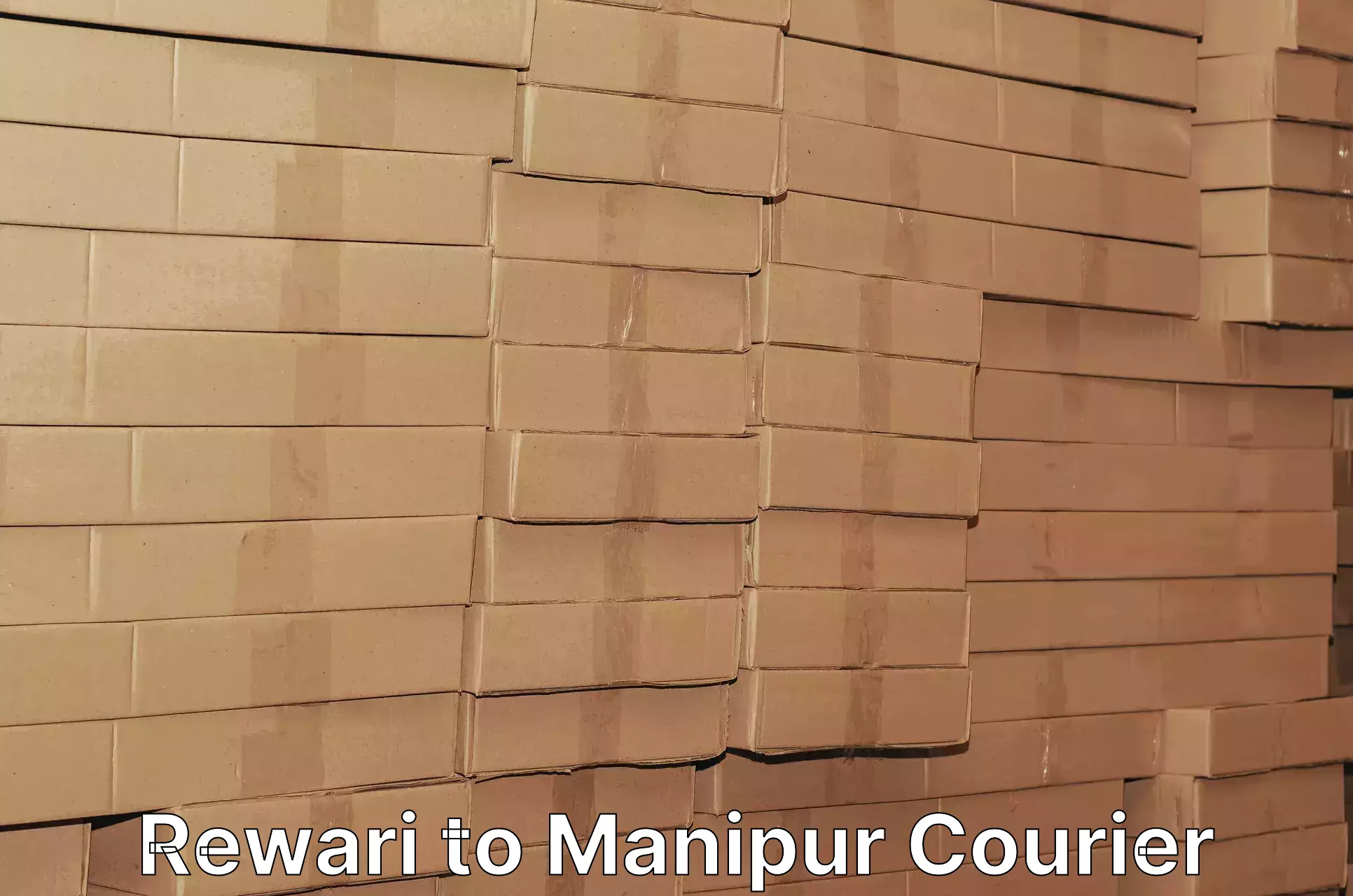 Next-day freight services Rewari to Manipur