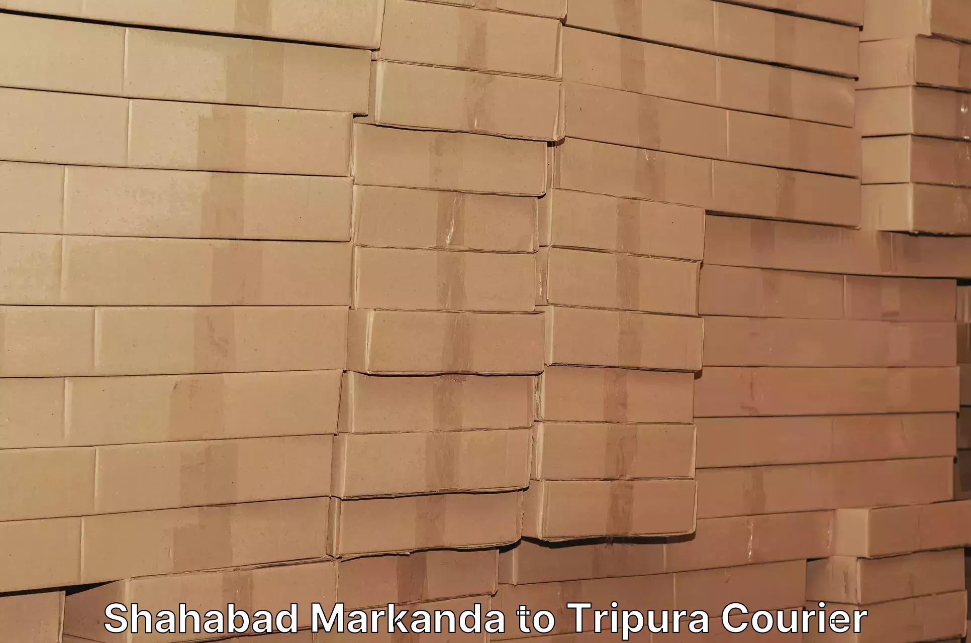Commercial shipping rates Shahabad Markanda to Teliamura