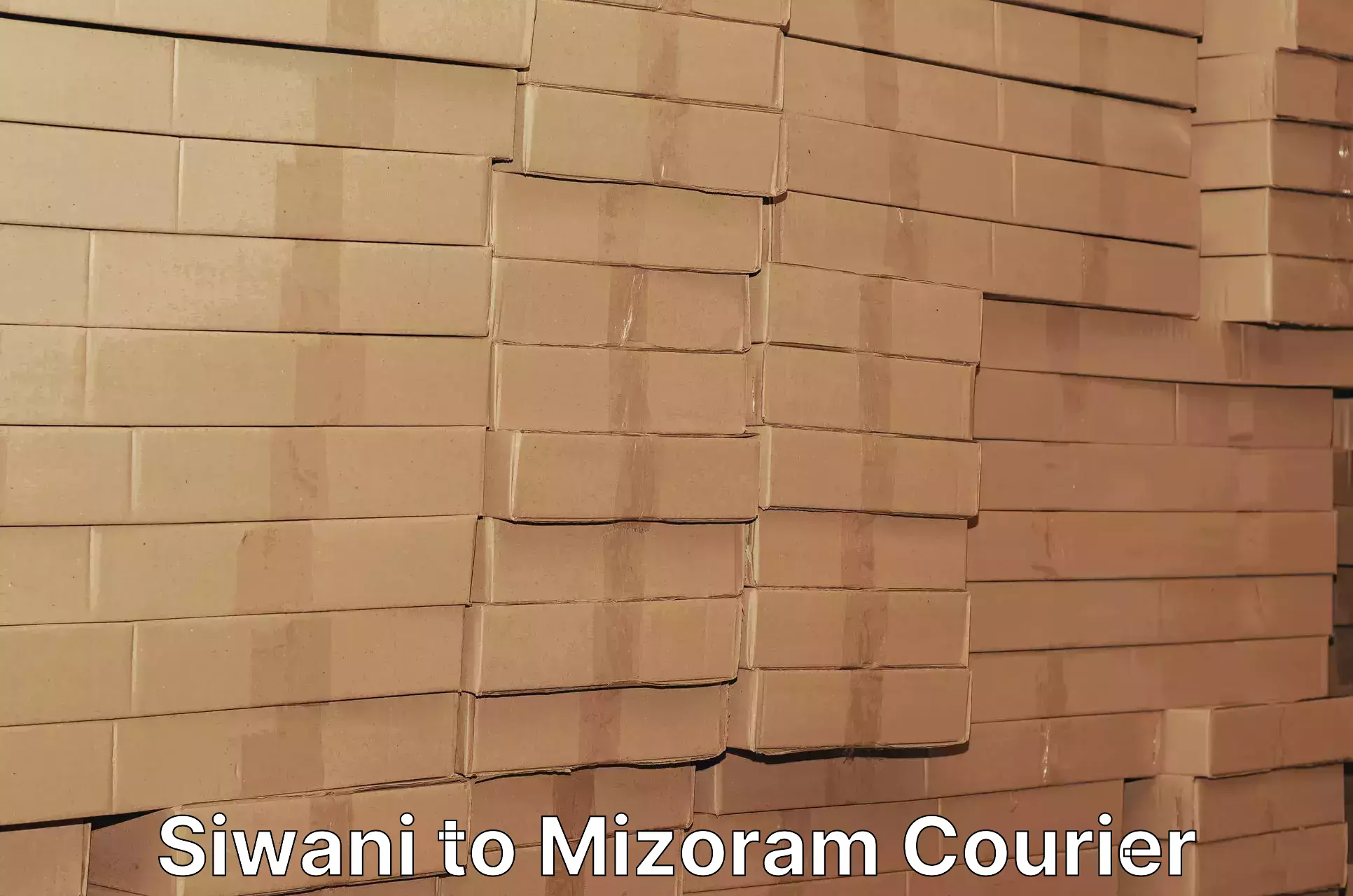 Multi-modal transport Siwani to Mizoram University Aizawl