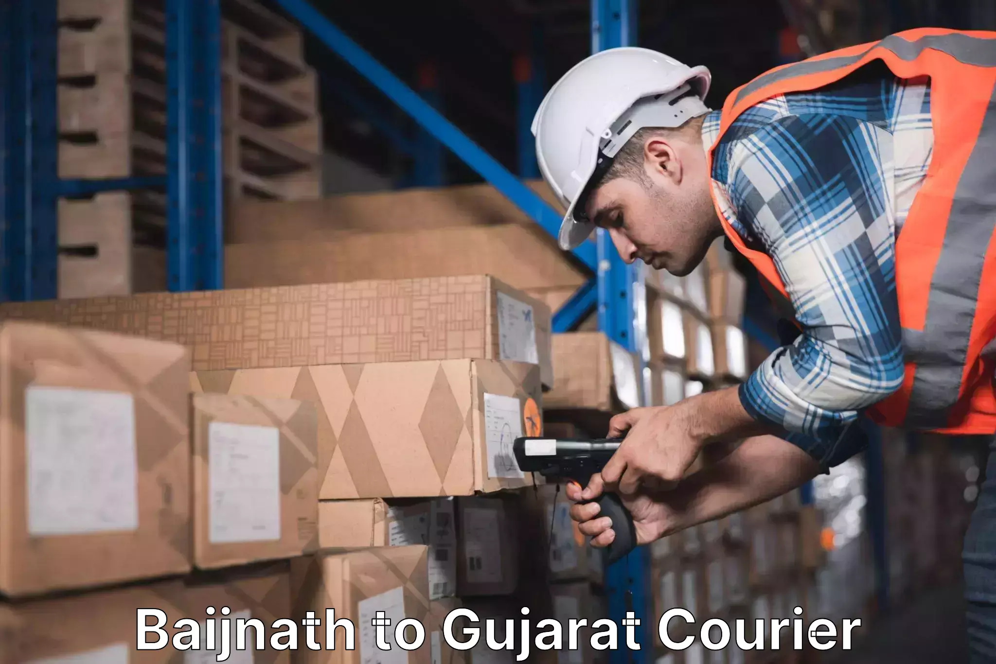 Next-day delivery options Baijnath to Gujarat