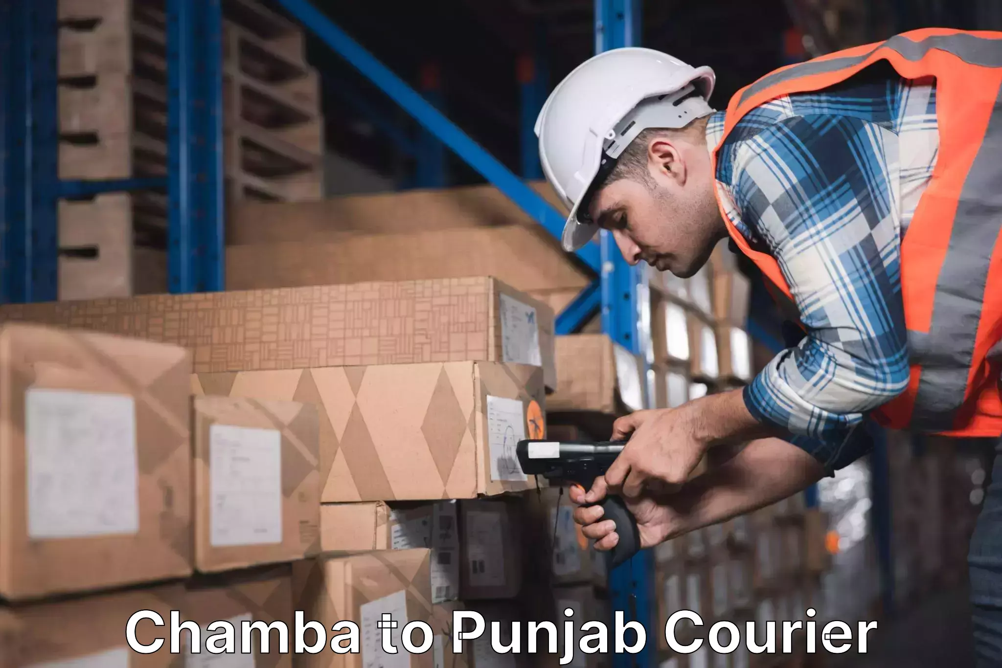 High-priority parcel service Chamba to Punjab Agricultural University Ludhiana