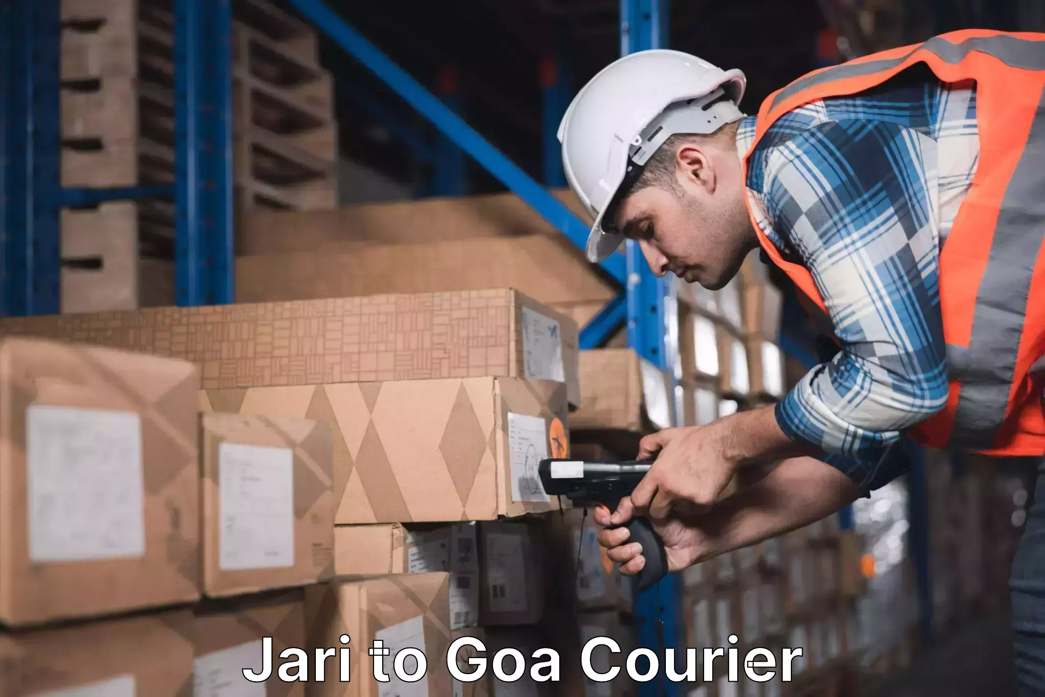 Commercial shipping rates Jari to Goa