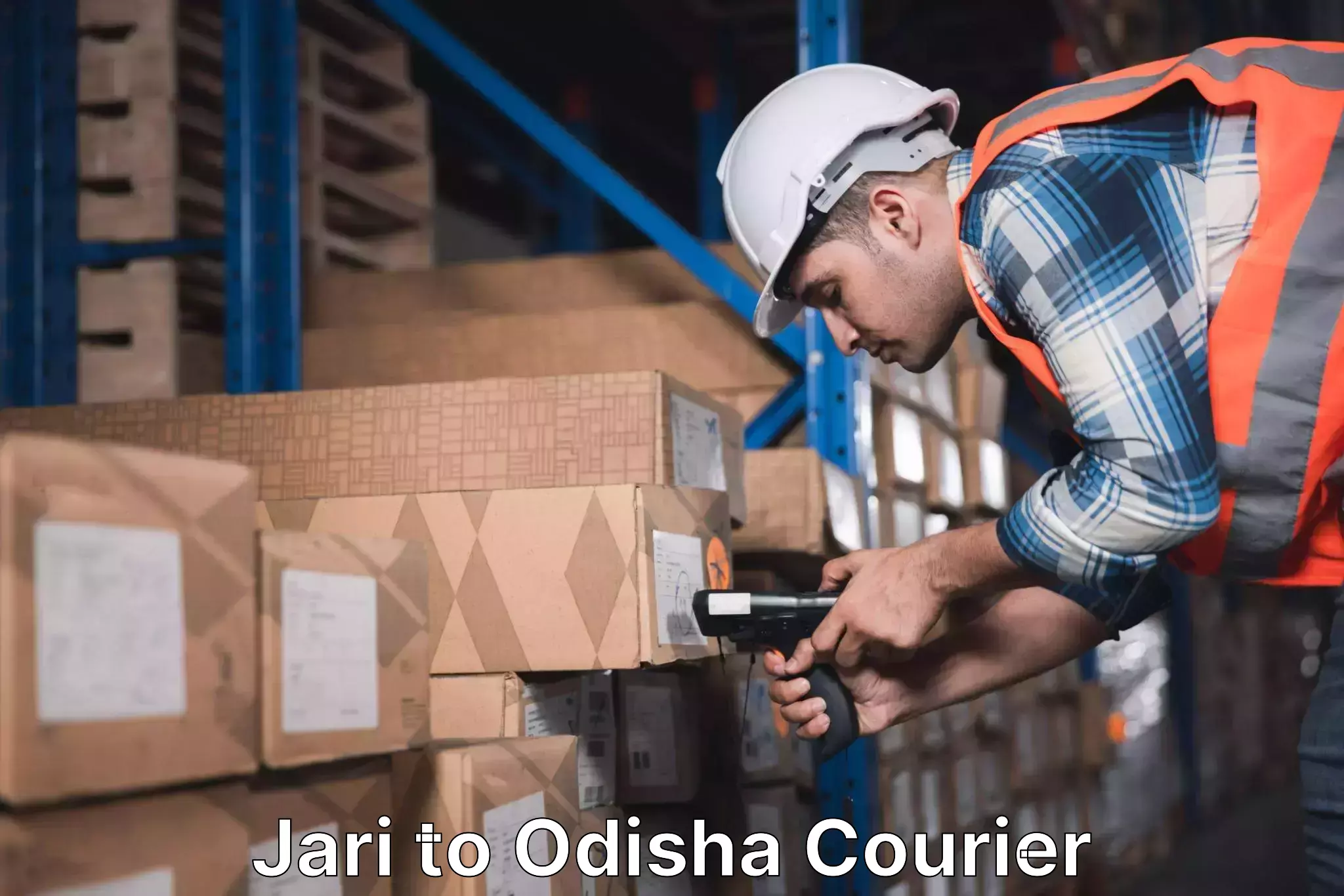 State-of-the-art courier technology Jari to Raighar