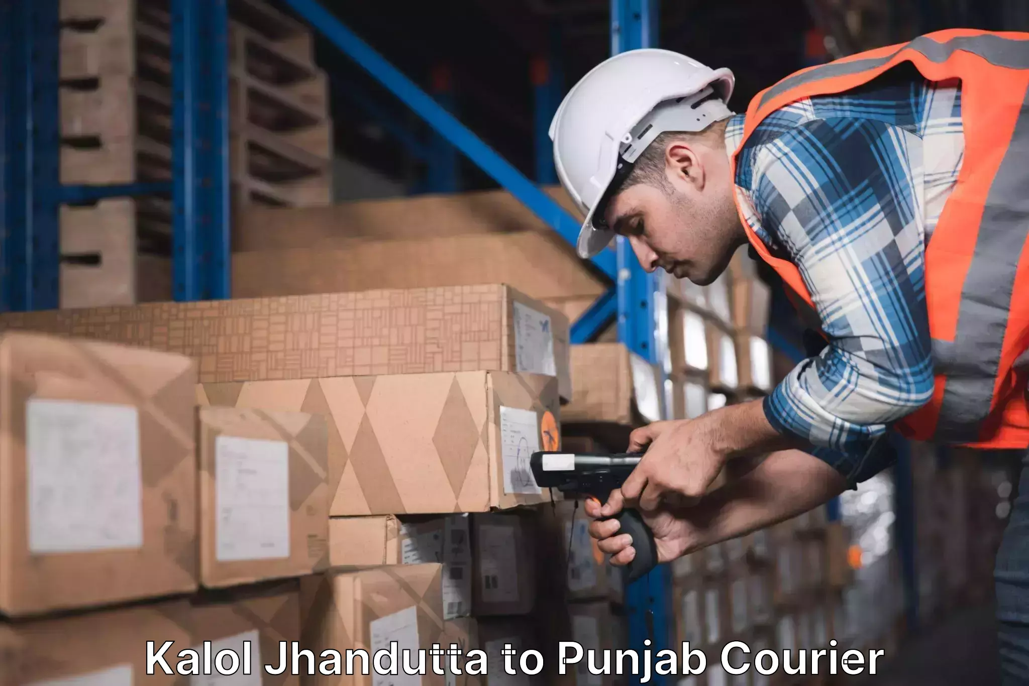 Optimized delivery routes Kalol Jhandutta to Thapar Institute of Engineering and Technology Patiala