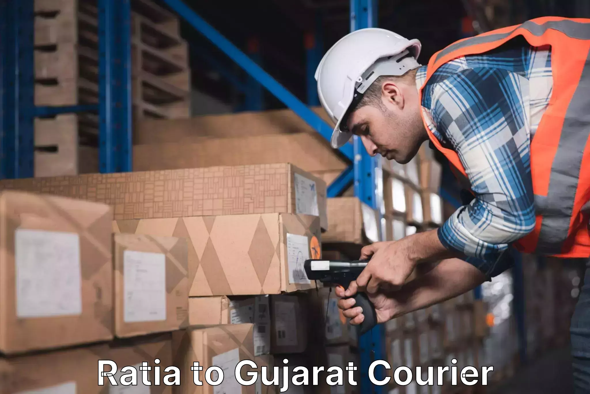 Multi-package shipping Ratia to Kapadvanj