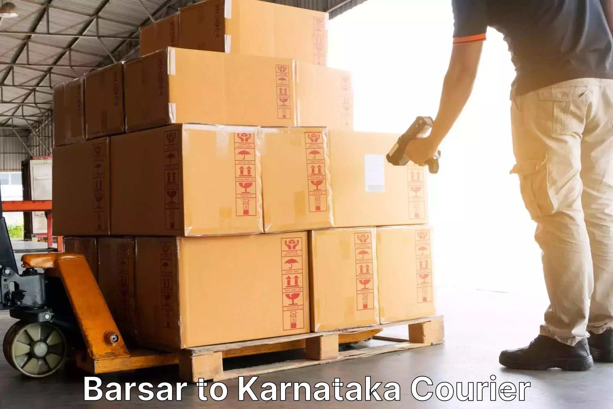 Courier service comparison Barsar to Banavara