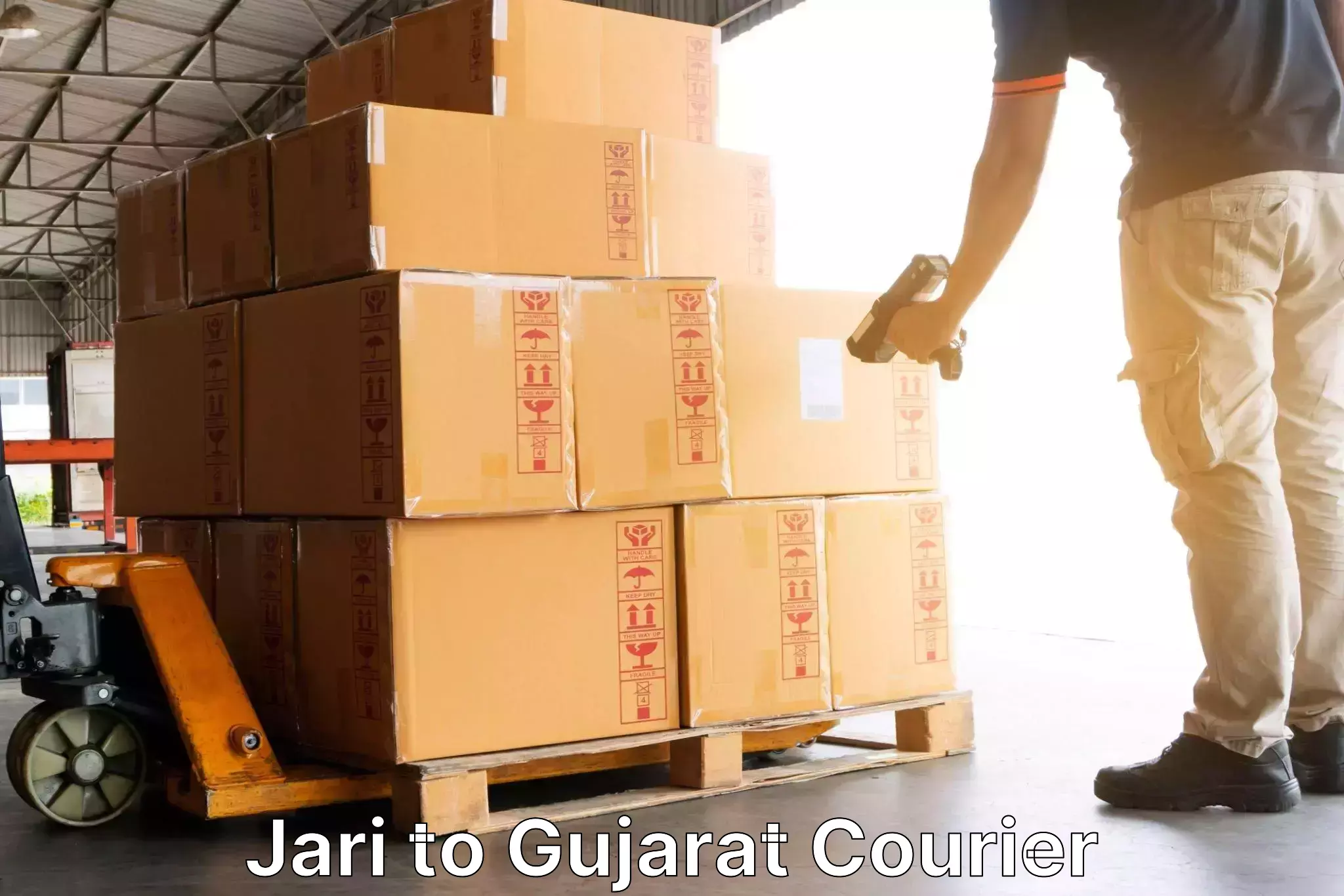 Specialized courier services Jari to Bhiloda