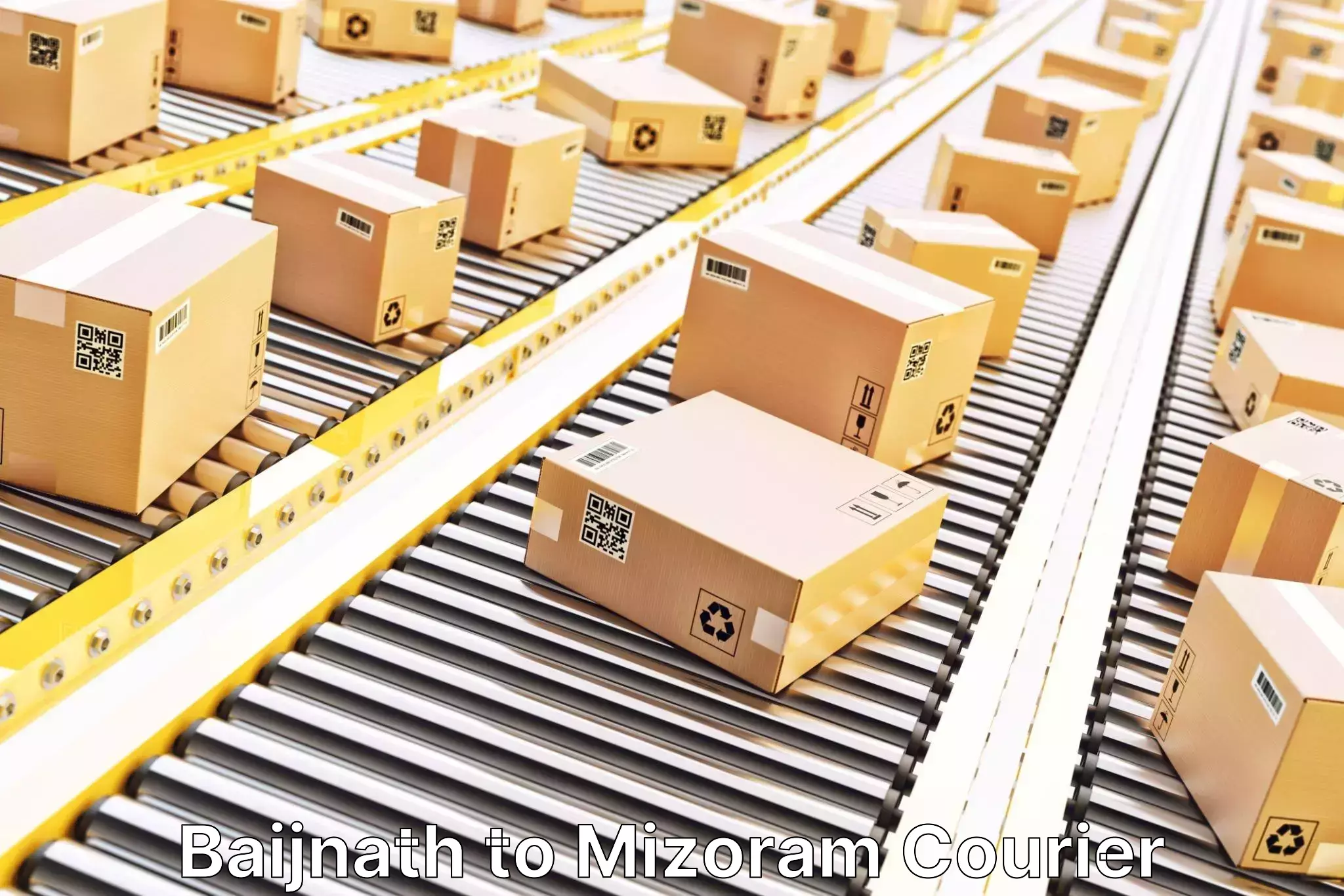 Online shipping calculator Baijnath to Mizoram