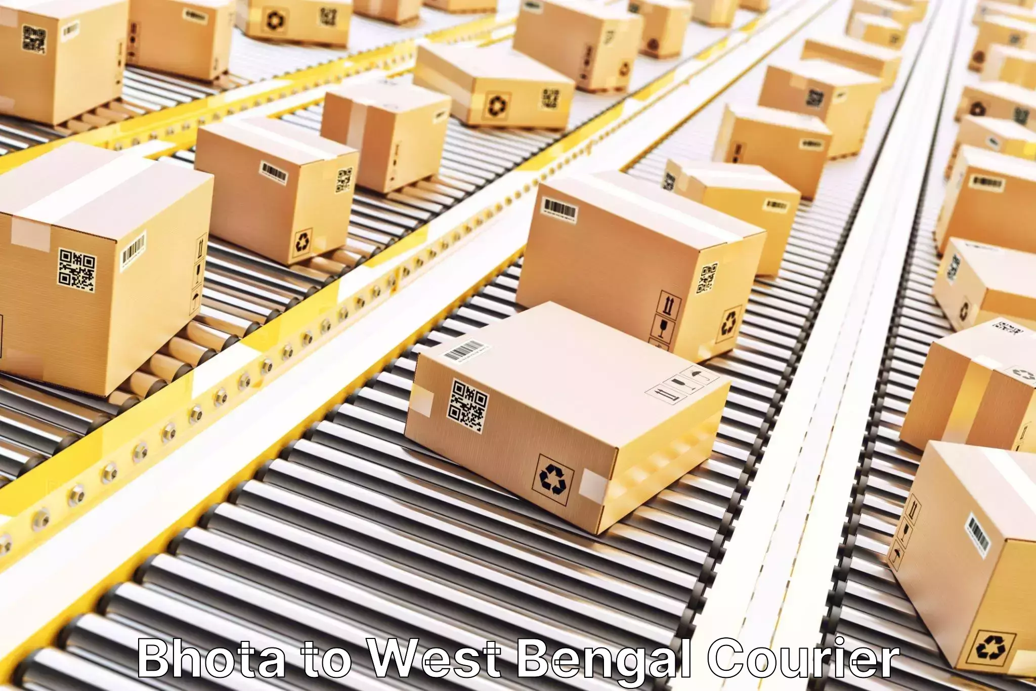 Efficient parcel transport Bhota to West Bengal