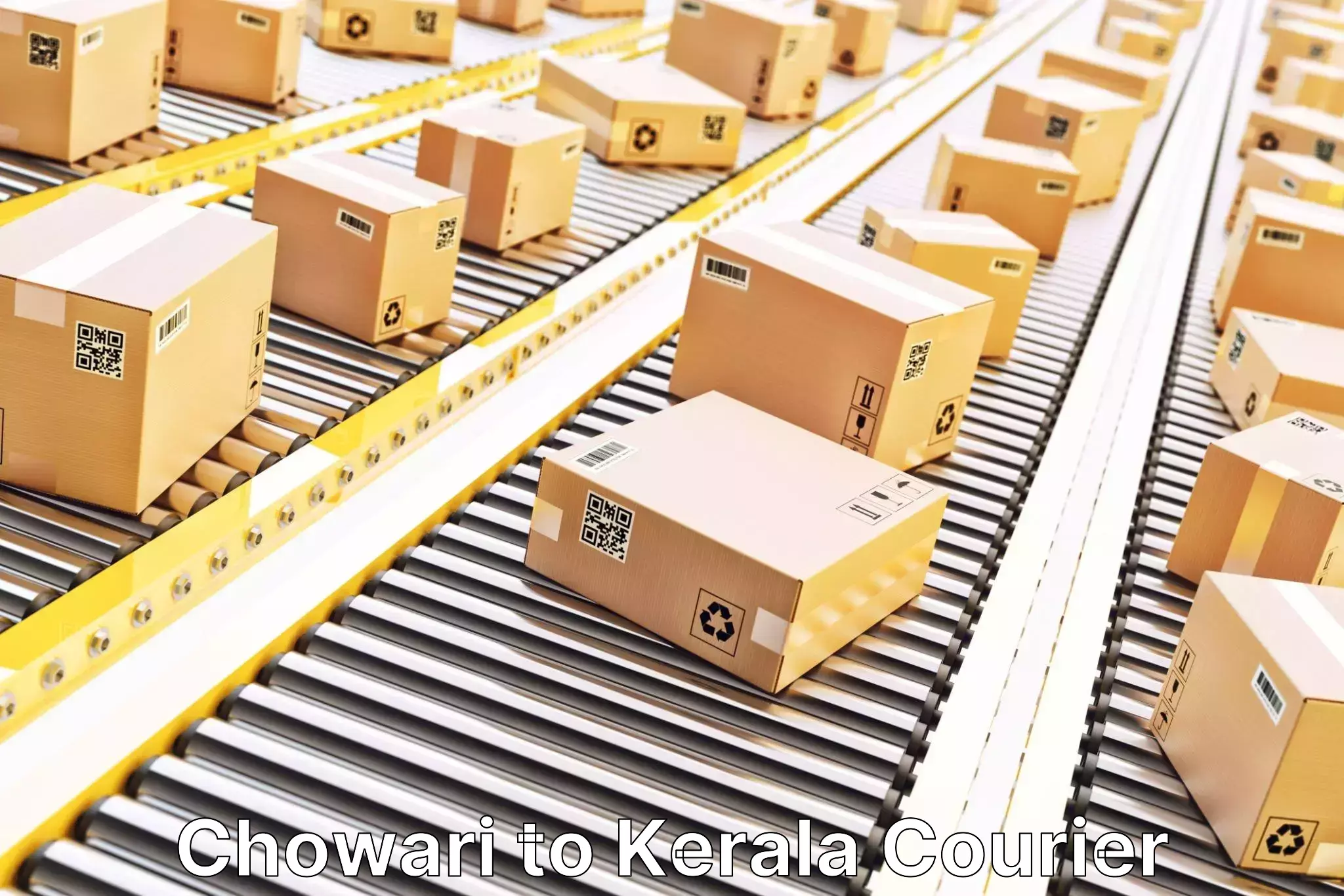 Affordable international shipping in Chowari to Nallepilly