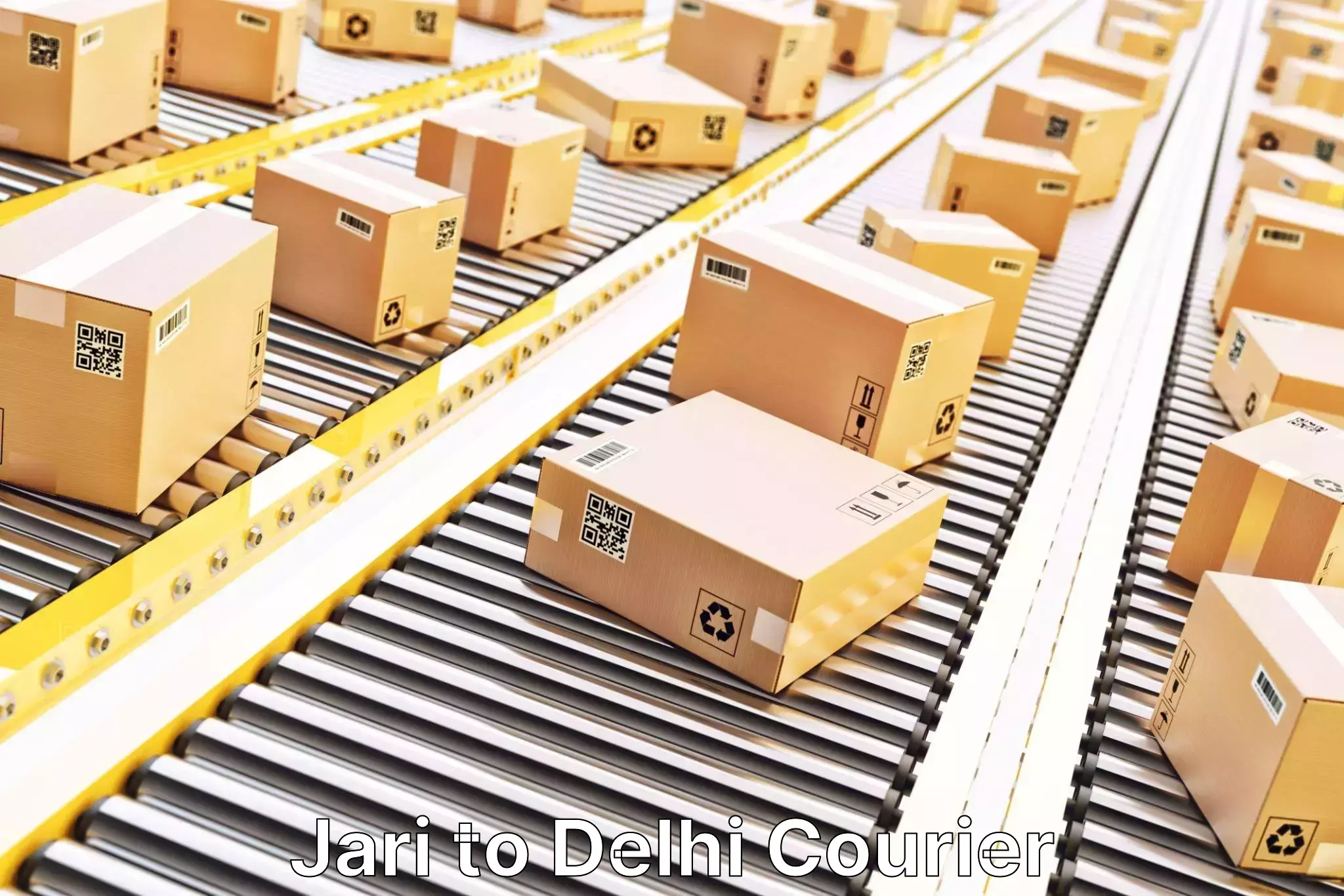 Fast shipping solutions Jari to Delhi