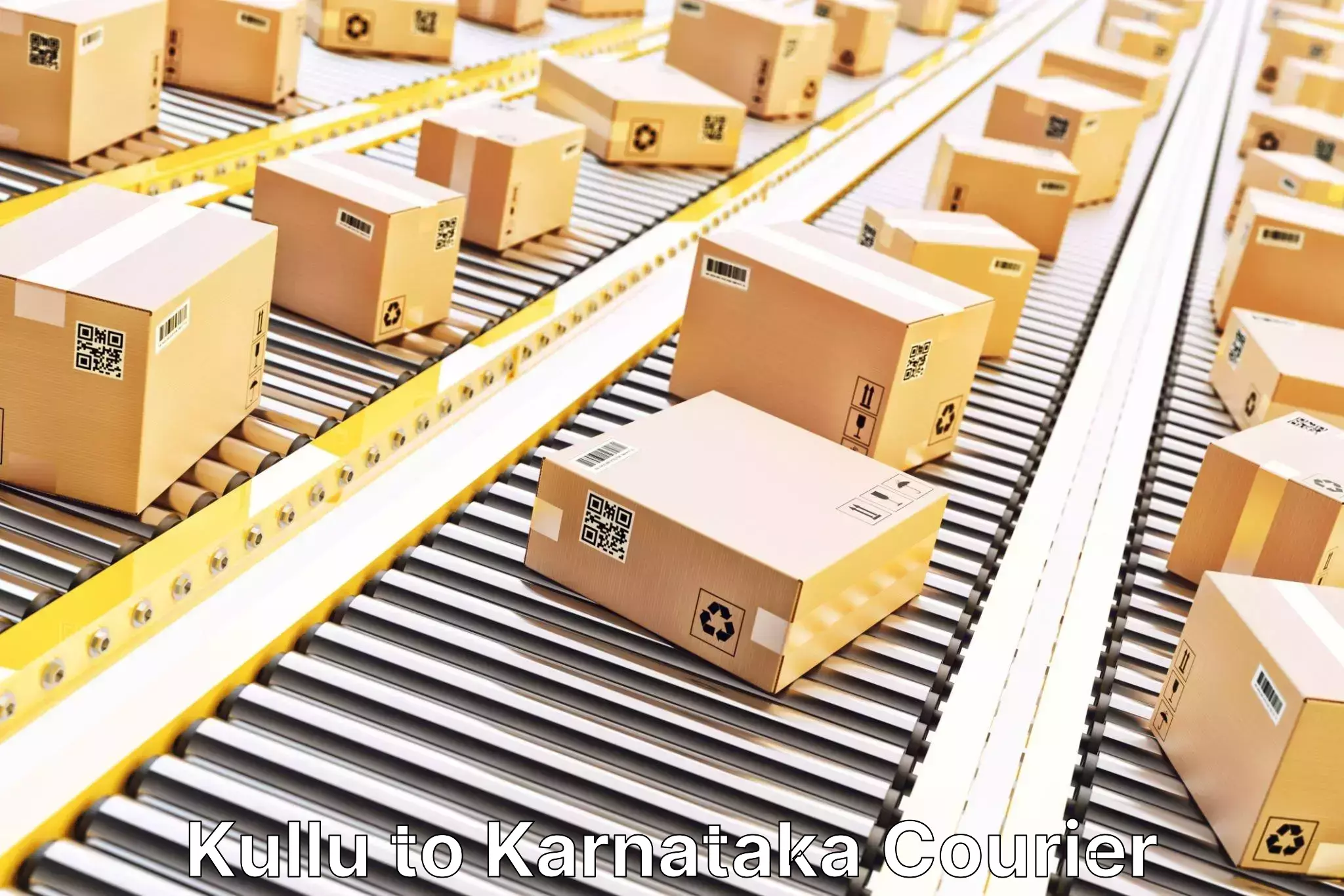 Cargo courier service Kullu to Chamarajanagar