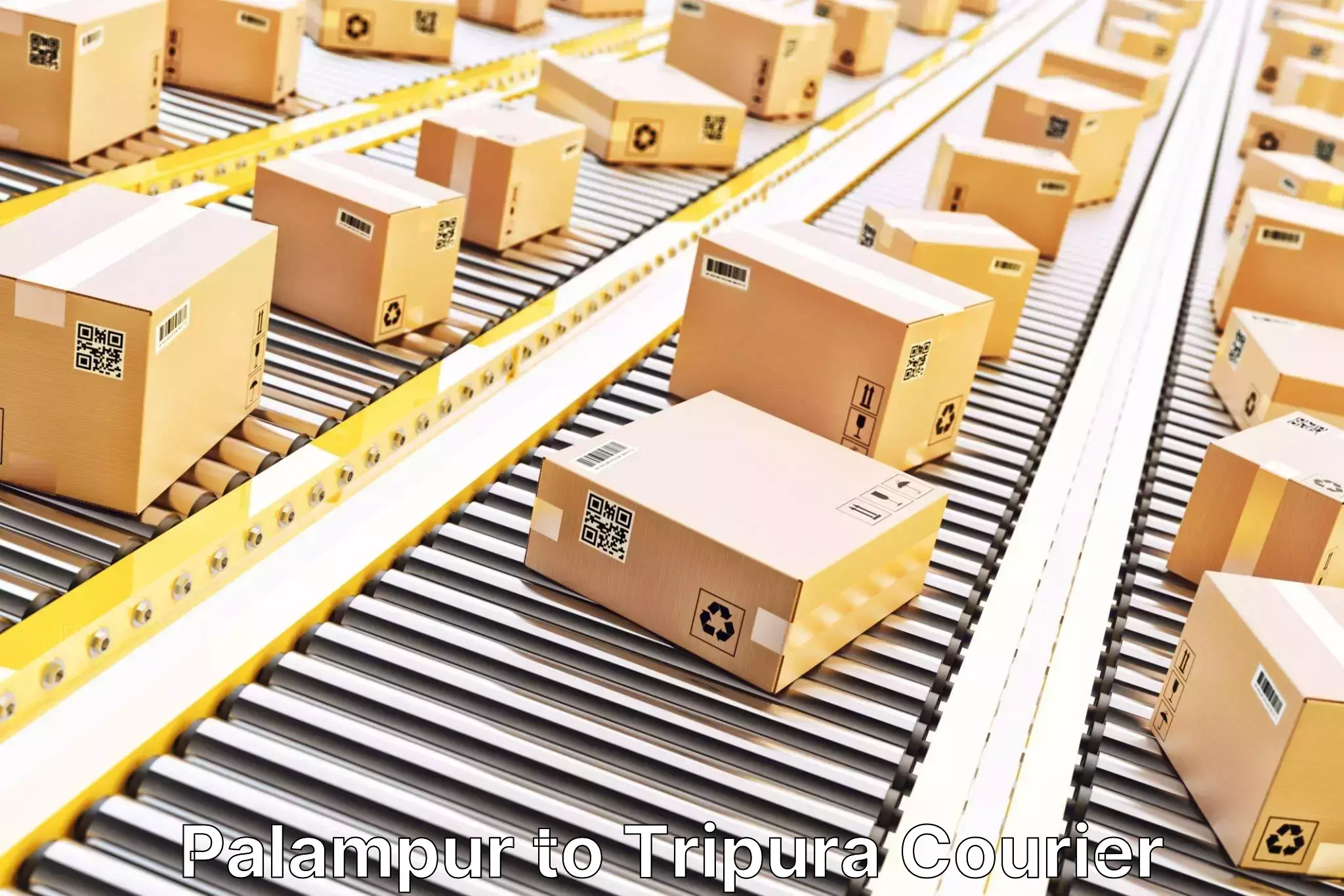 Advanced shipping technology Palampur to Tripura