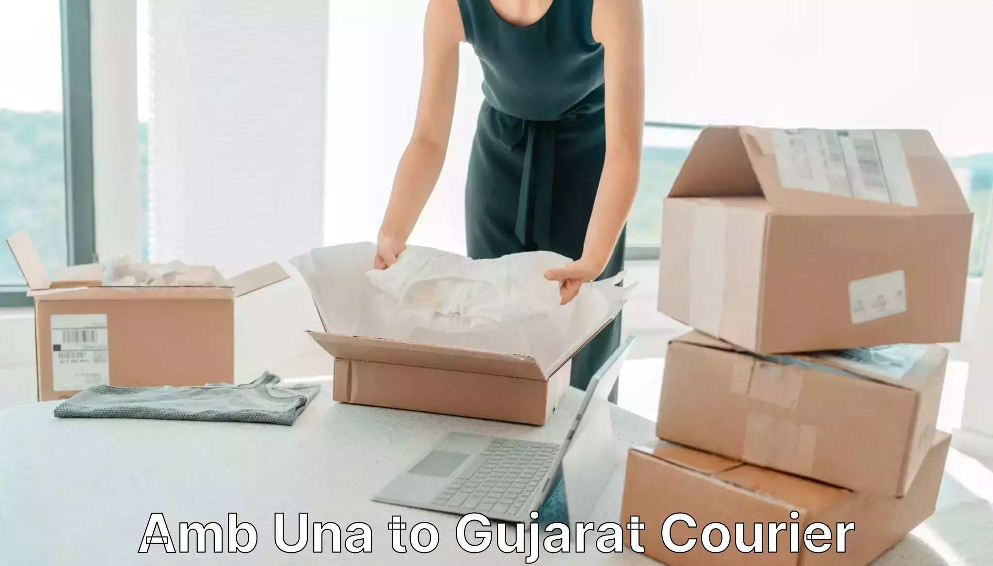 Quality courier partnerships Amb Una to IIIT Surat