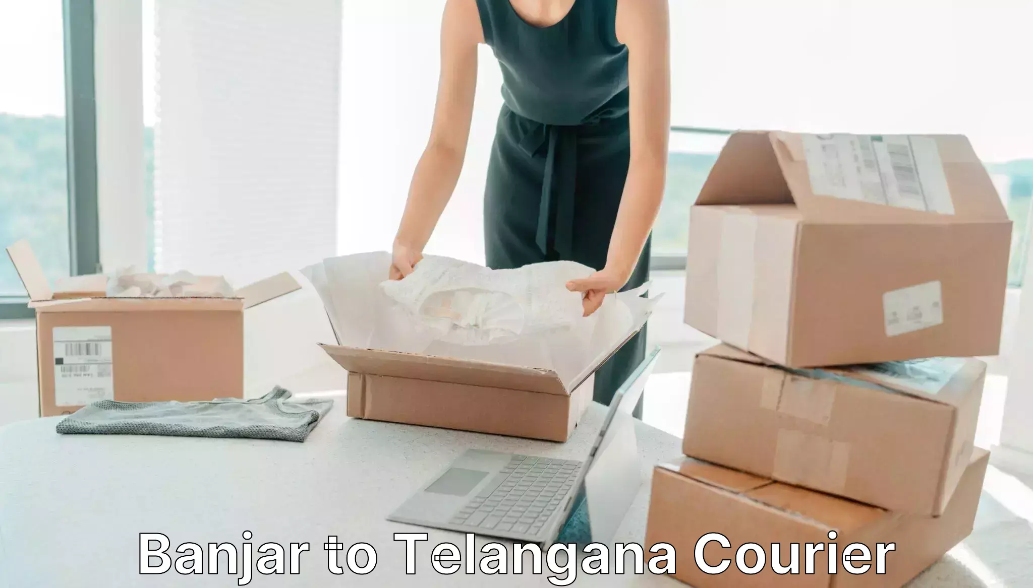 Express courier capabilities Banjar to Jannaram