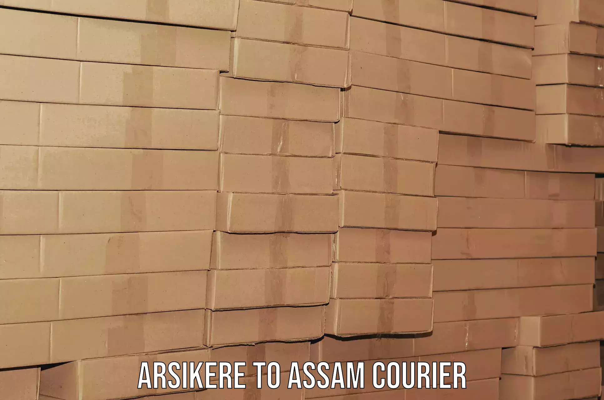 Affordable home movers Arsikere to Gauhati University Guwahati